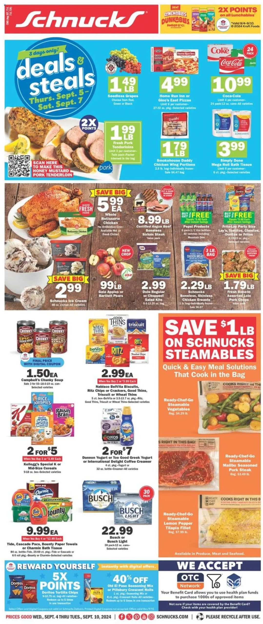 Schnucks Weekly Ad September 4 - 10, 2024 - Page 1