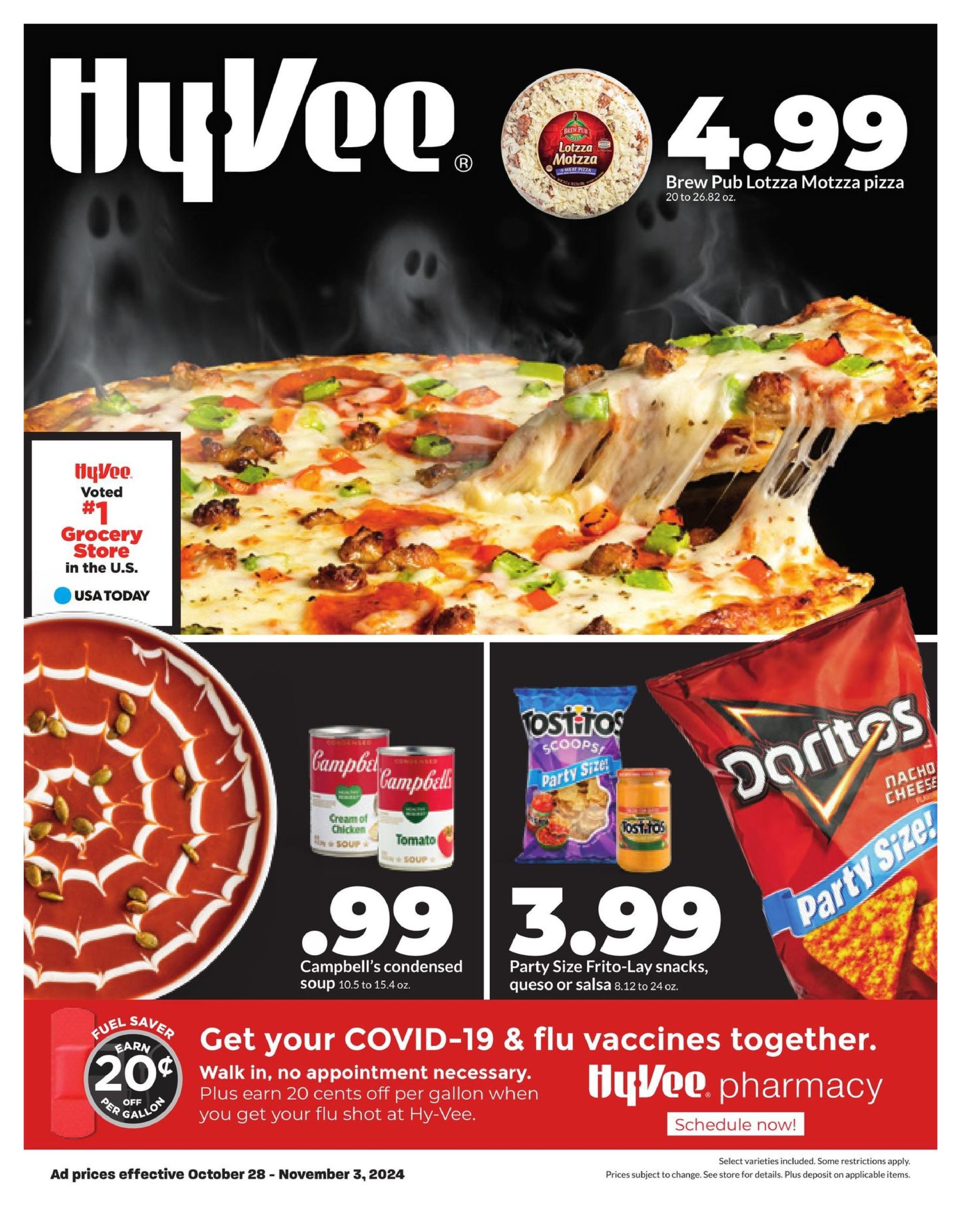 1. Hy Vee Weekly Ad 10 27 24 - Page 1