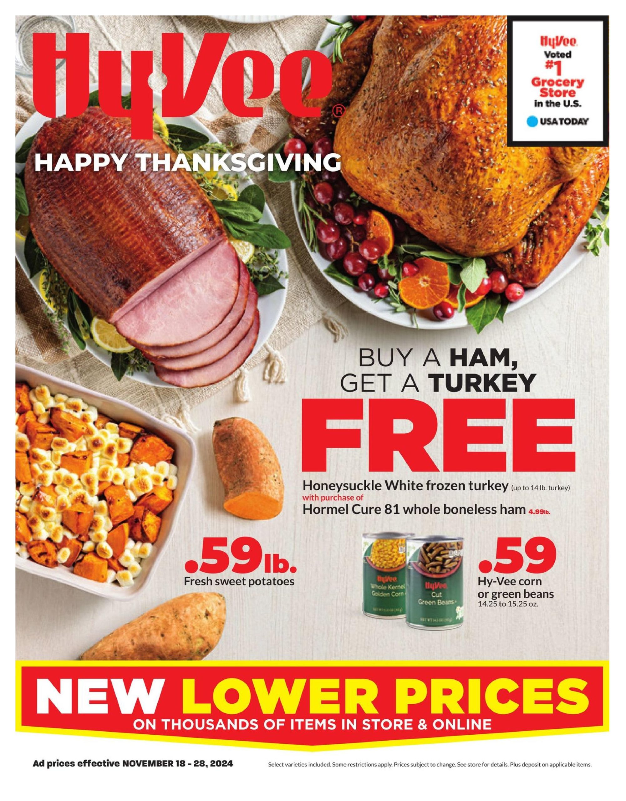 Hy Vee weekly ad 11 18 24 - Page 1