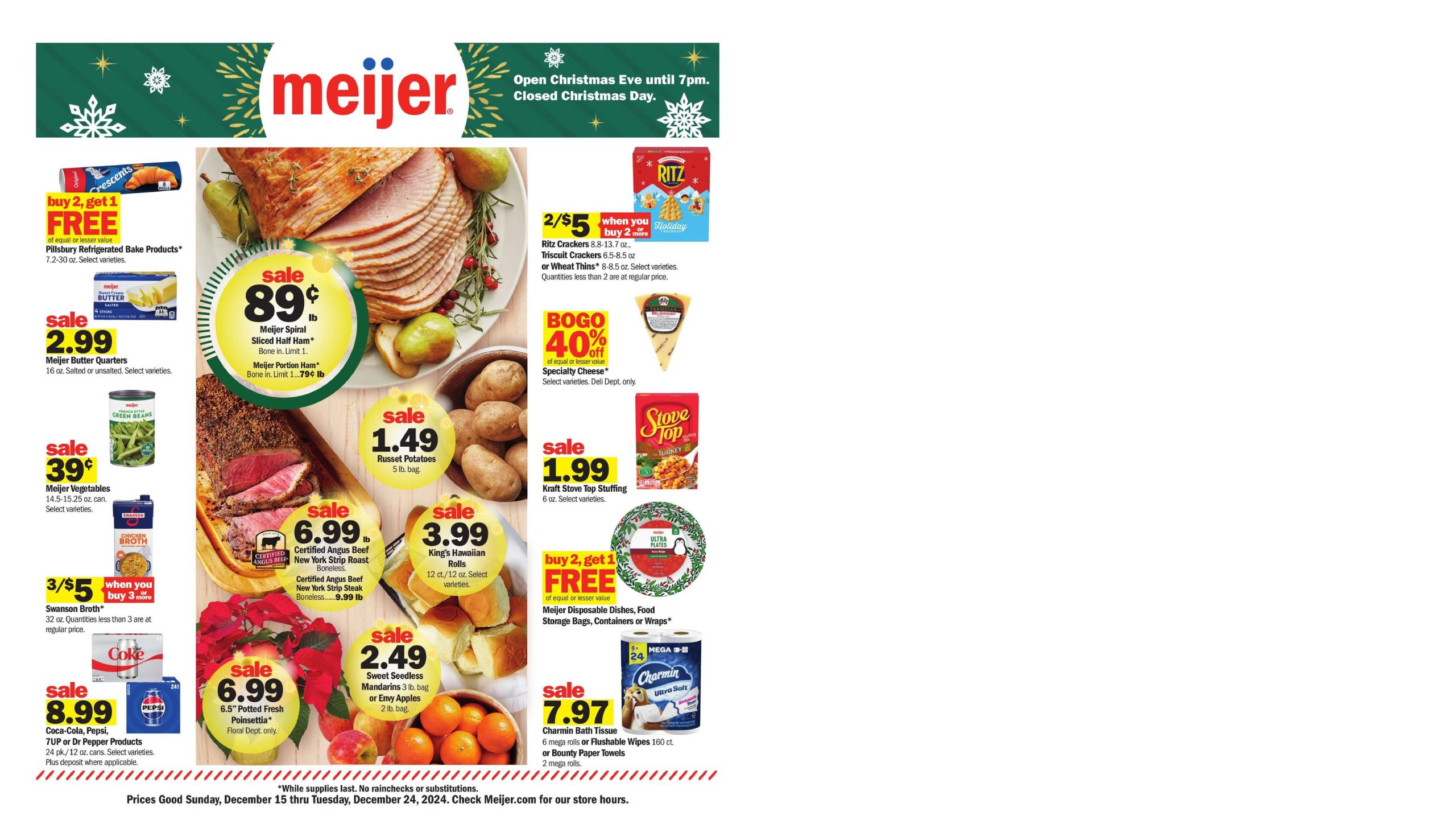 Meijer Weekly Ad 12 21 24 - Page 1