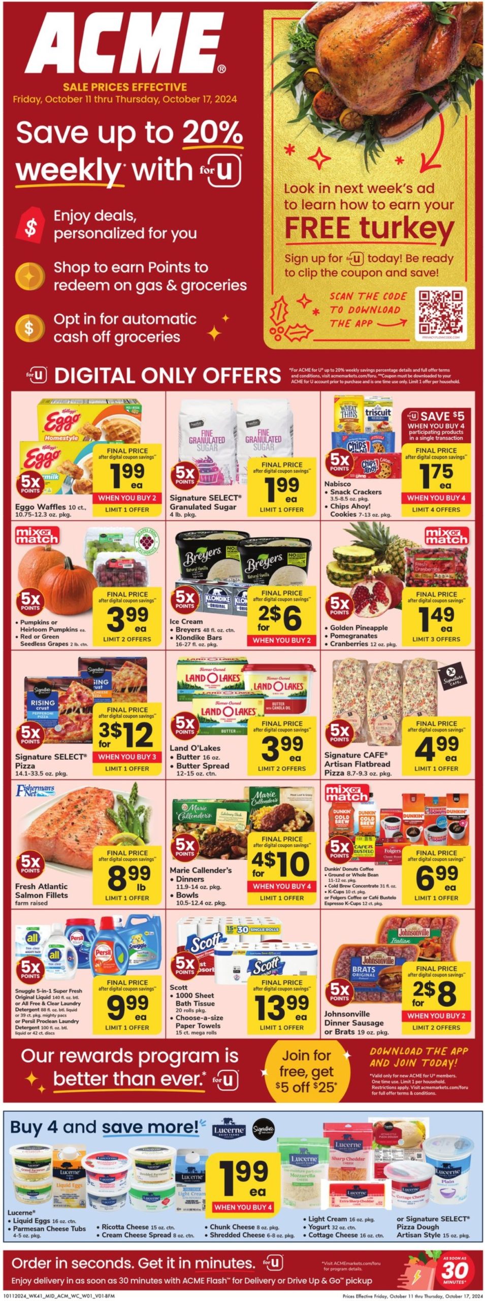 Acme Weekly Ad 10 11 24 - Page 1