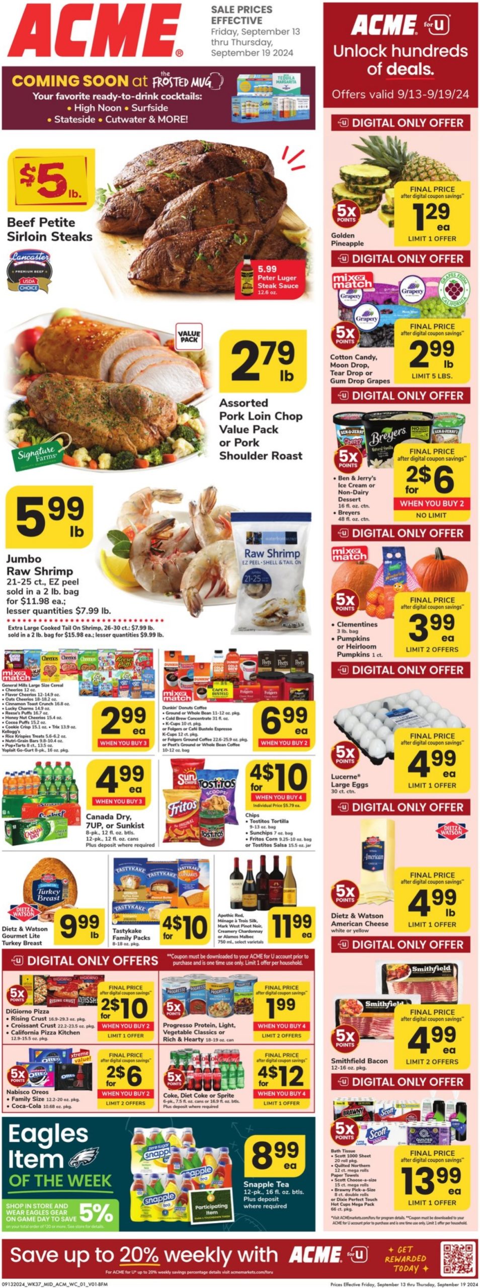 Acme Weekly Ad September 13 - 19, 2024 - Page 1