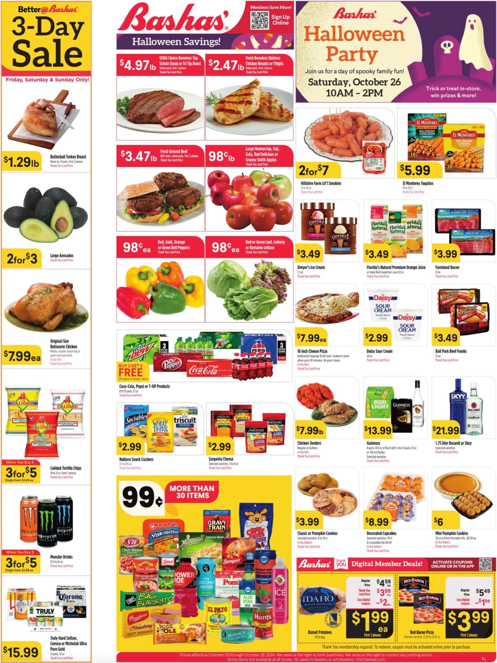 Bashas Weekly Ad 10 23 24 - Page 1