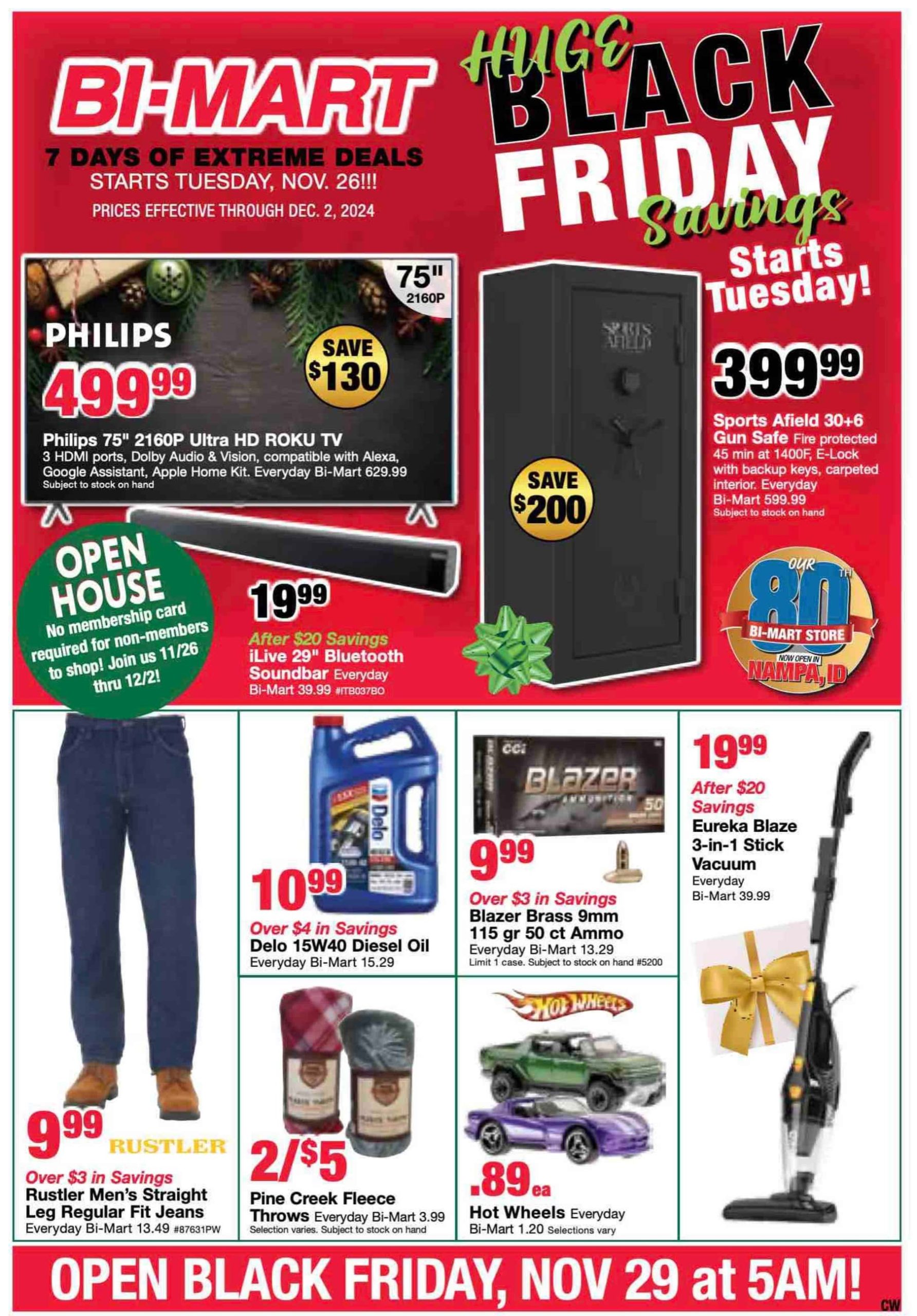 Bi Mart Weekly Ad 11 26 24 - Page 1