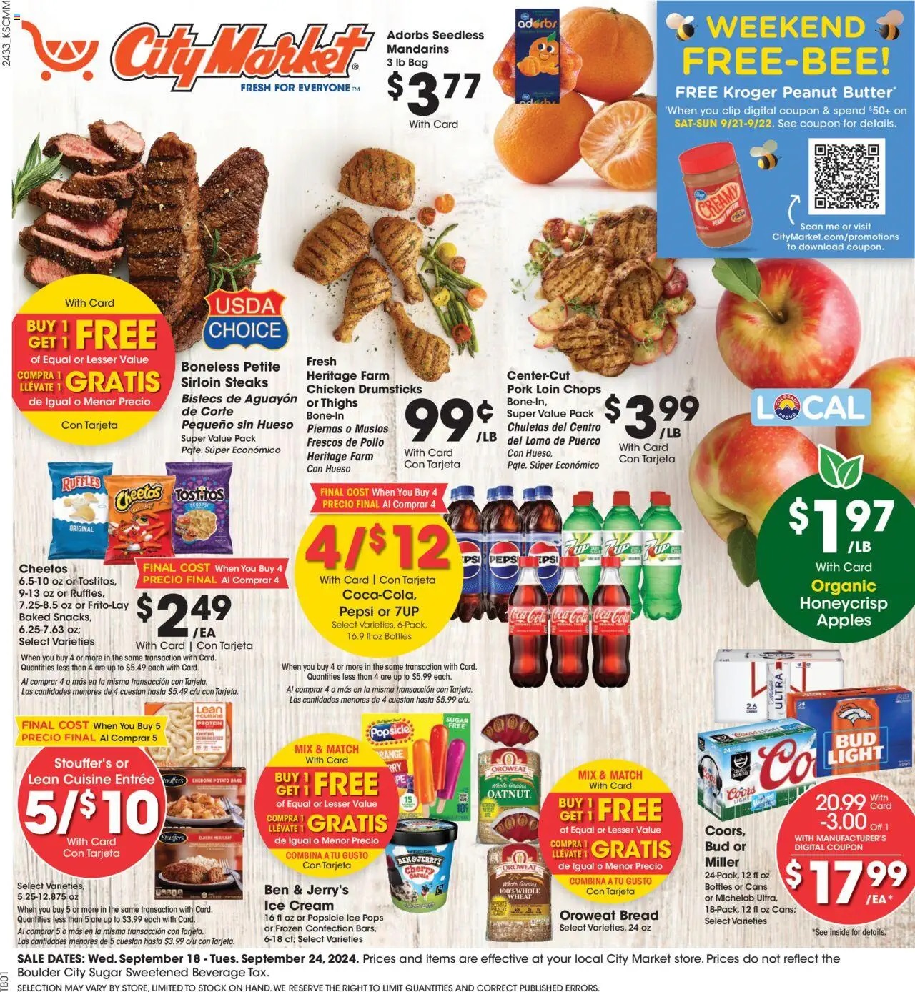 City Market Weekly Ad 9 18 24 - Page 1