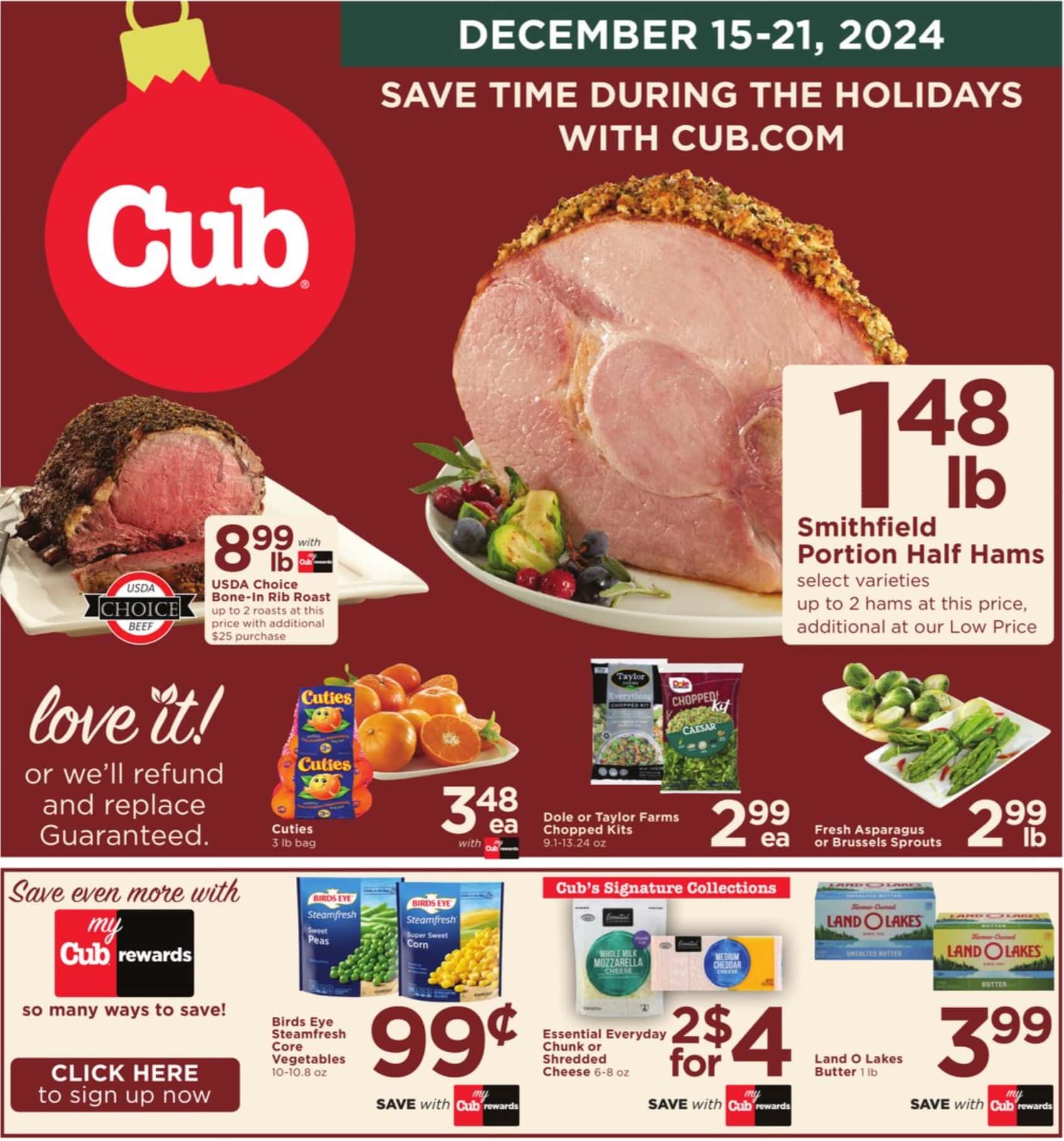 Cub Foods Ad 12 15 24 - Page 1