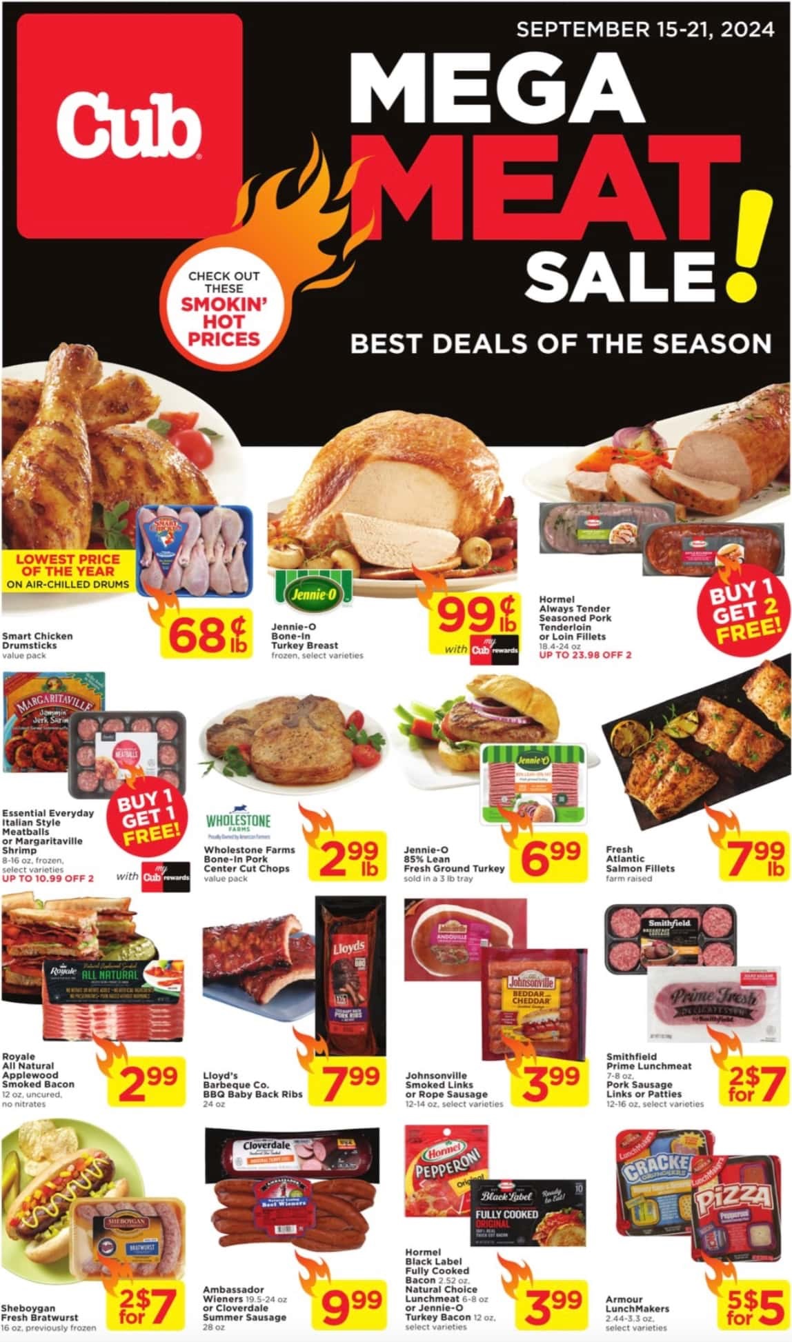 Cub Foods Ad September 15 - 21, 2024 - Page 1