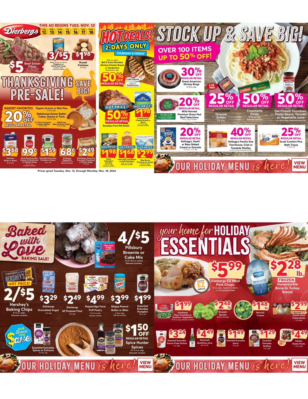 Dierbergs Weekly Ad 11 12 24 - Page 1