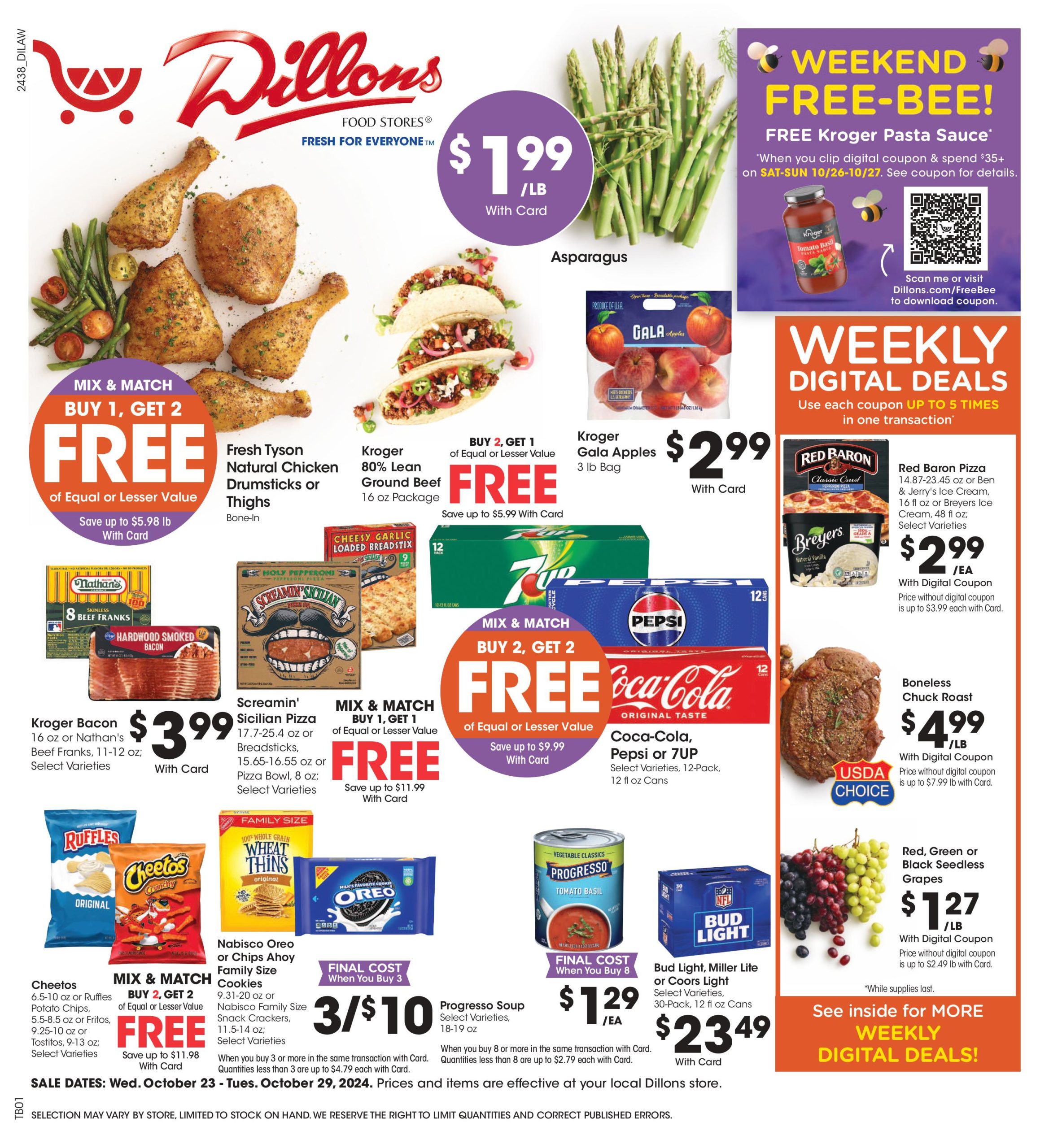 Dillons Weekly Ad 10 23 24 - Page 1