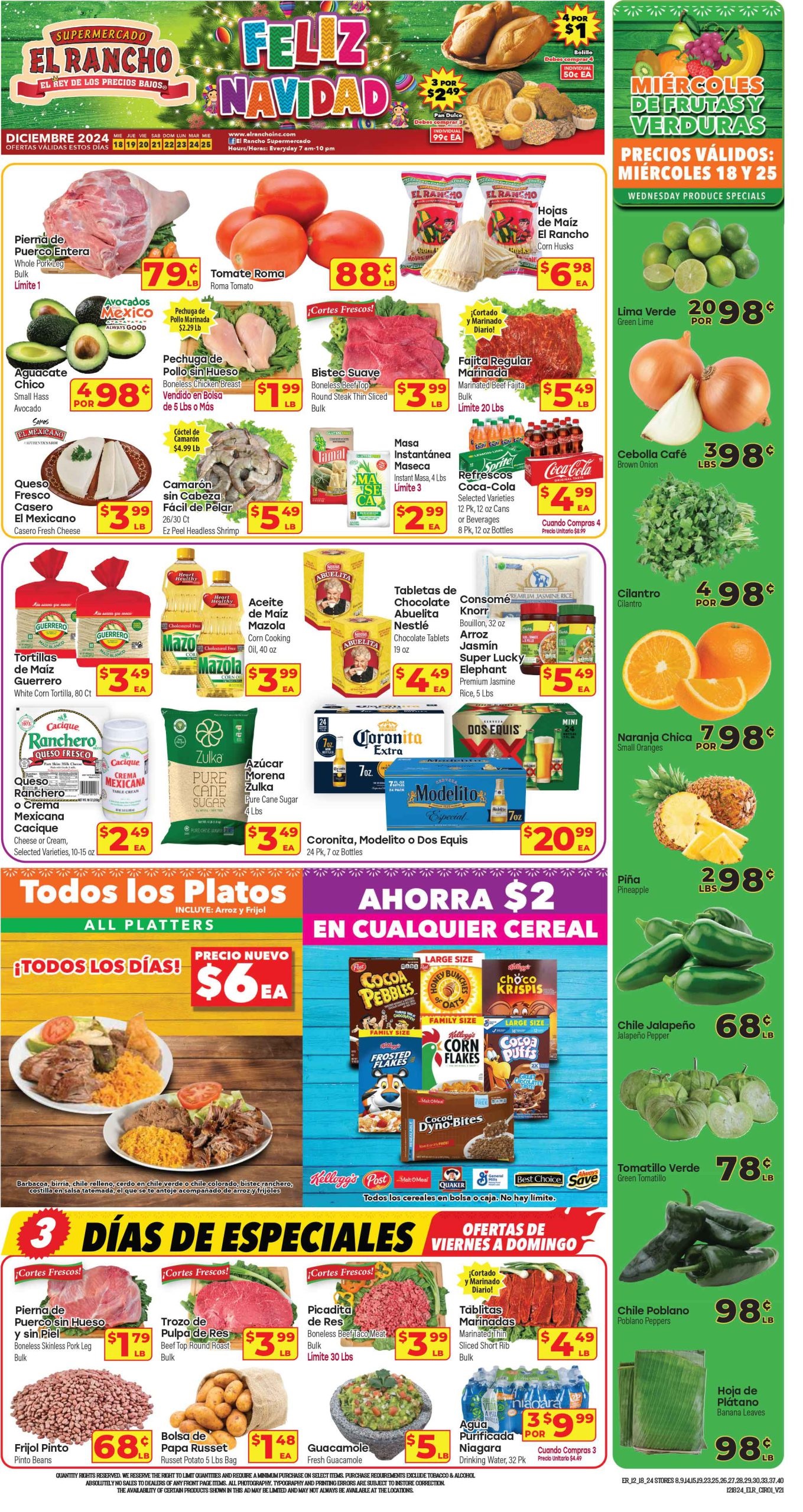 El Rancho Weekly Ad 12 18 24 - Page 1