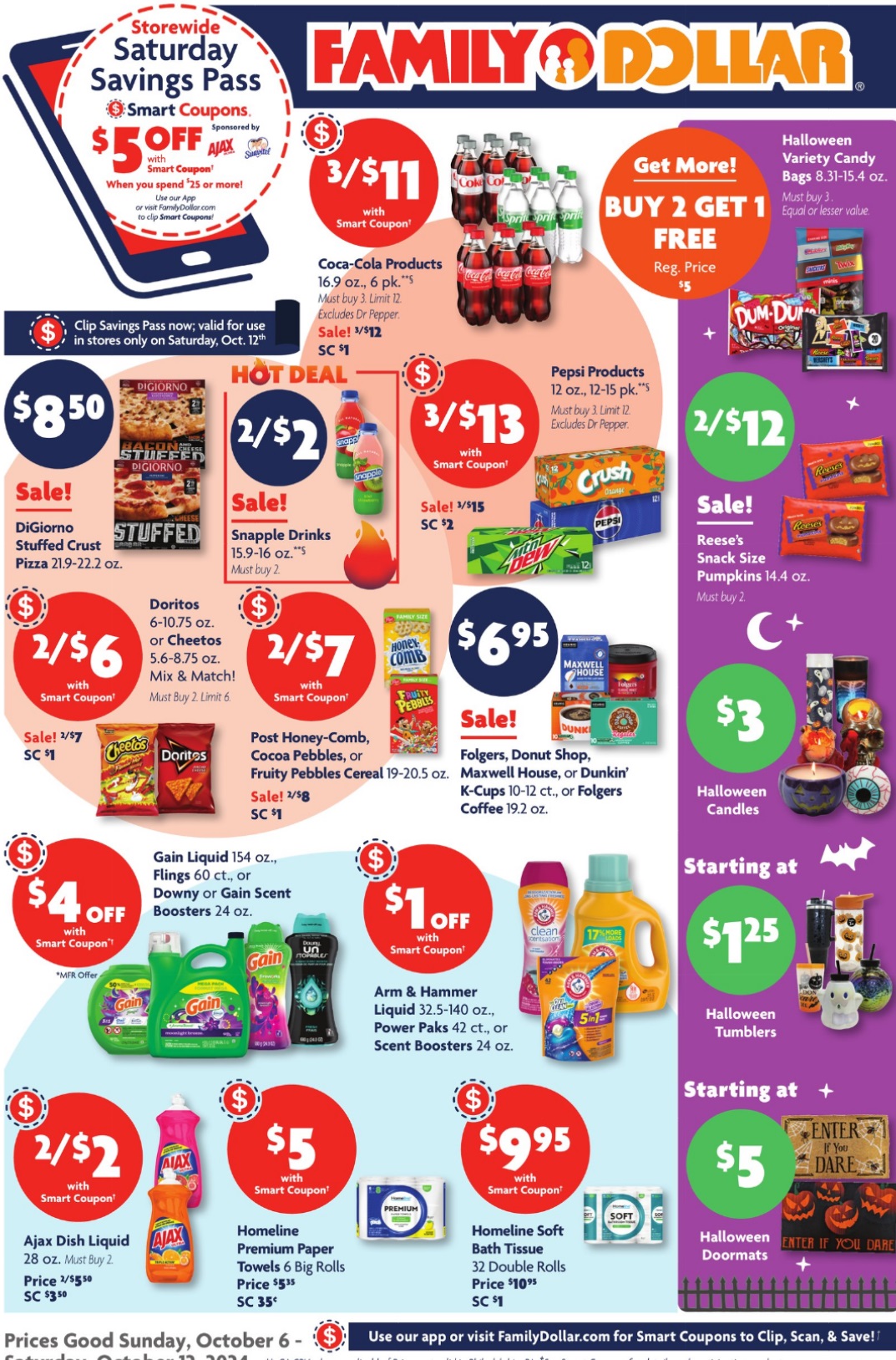 Family Dollar Weekly Ad 10 6 24 - Page 1