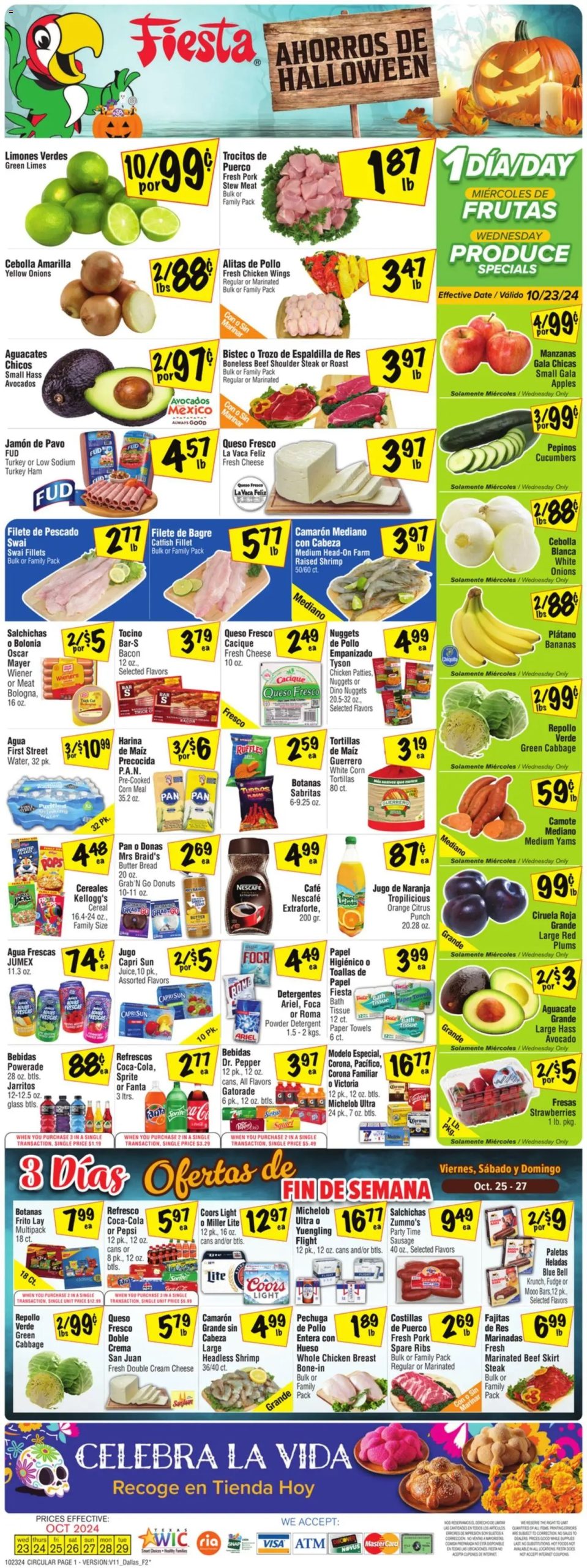 Fiesta Mart Weekly Ad 10 23 24 - Page 1