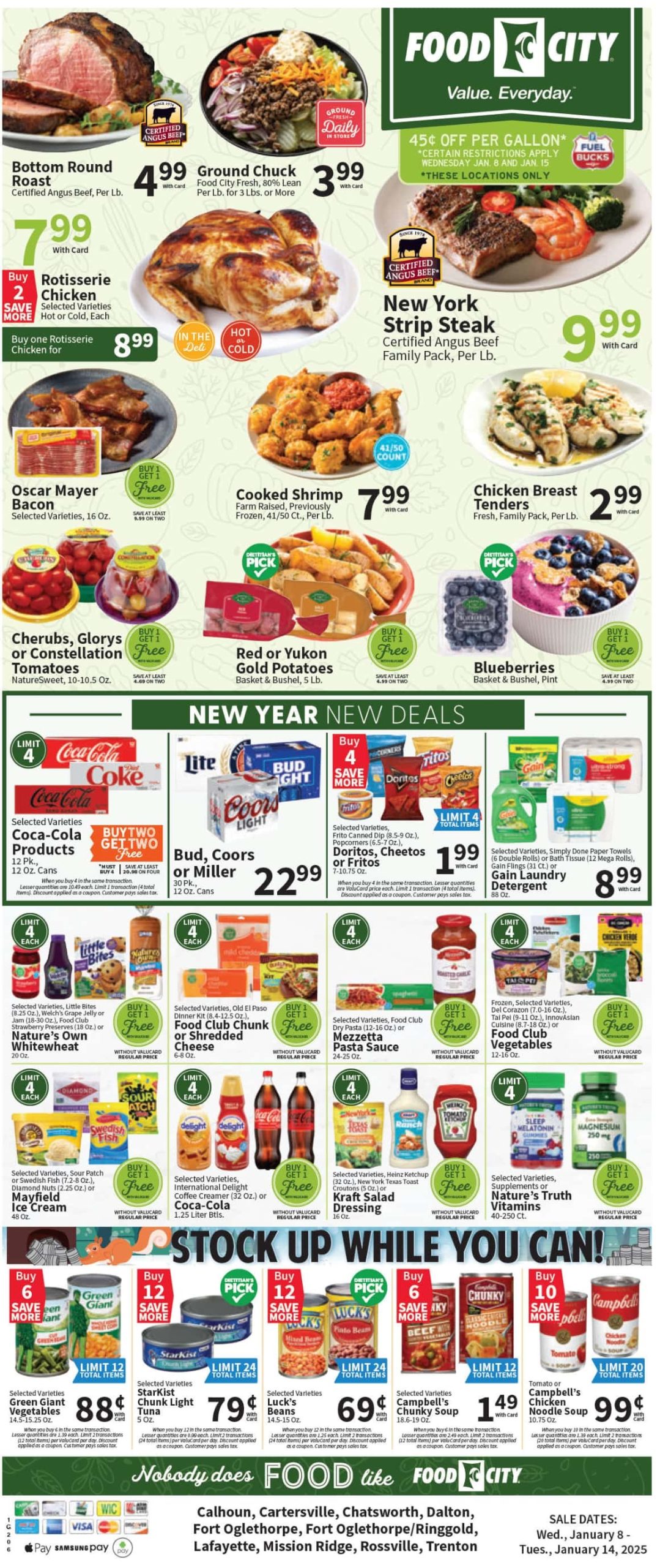 Food City Weekly Ad 1 8 25 - Page 1