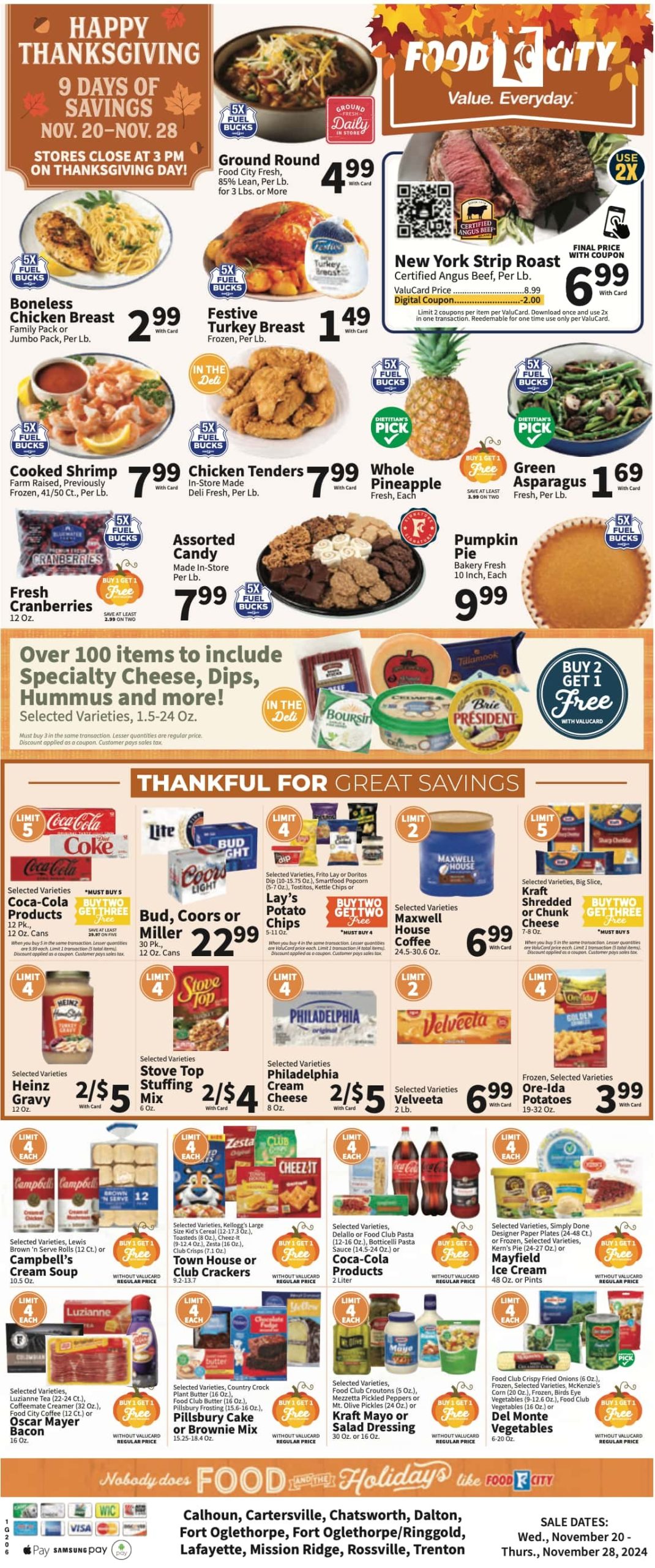 Food City Weekly Ad 11 20 24 - Page 1