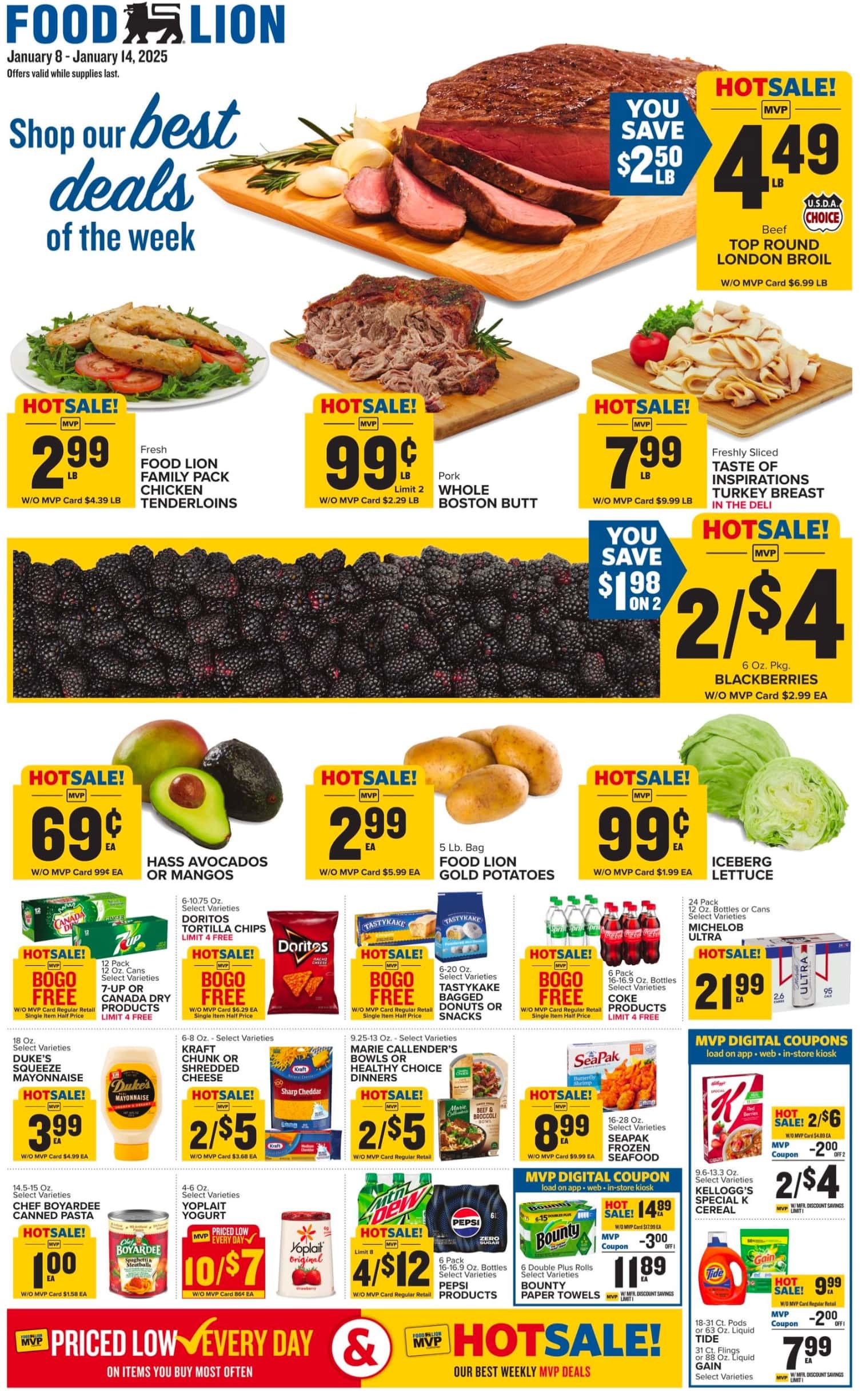 Food Lion Weekly Ad 1 8 25 - Page 1