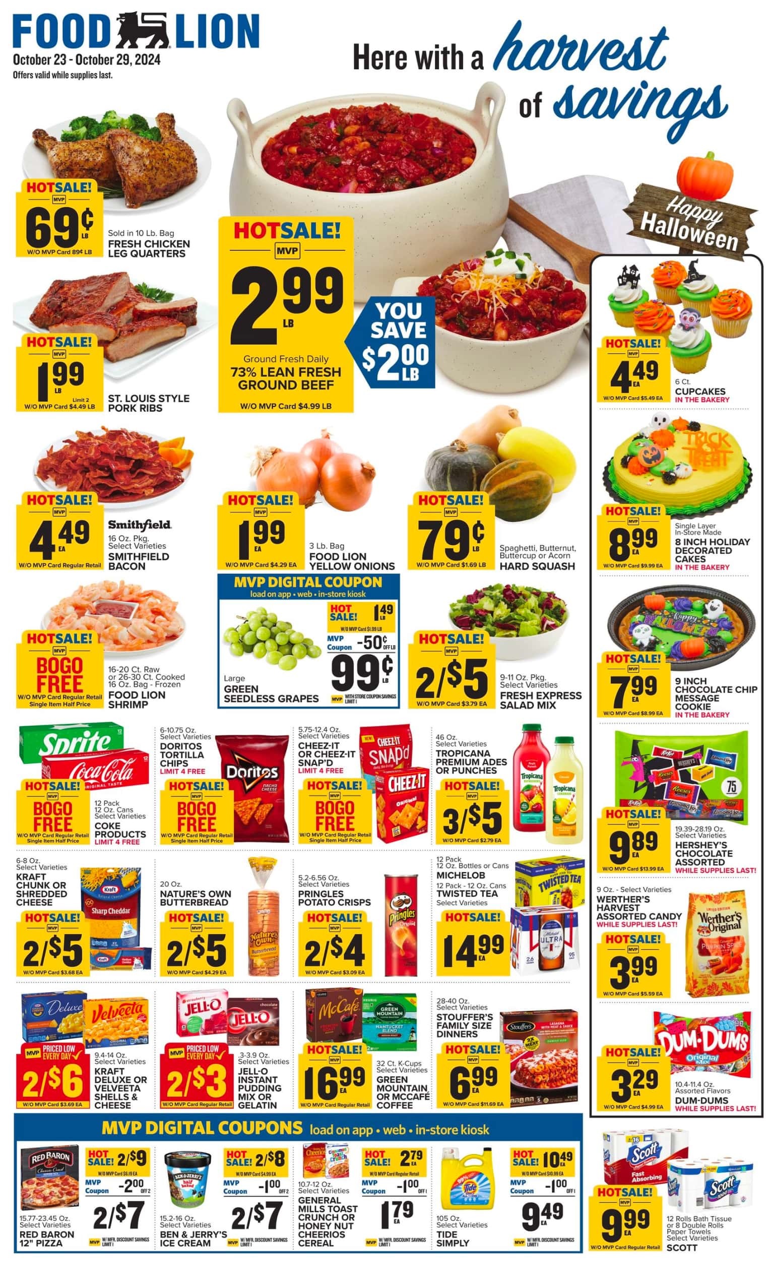 Food Lion Weekly Ad 10 23 24 - Page 1