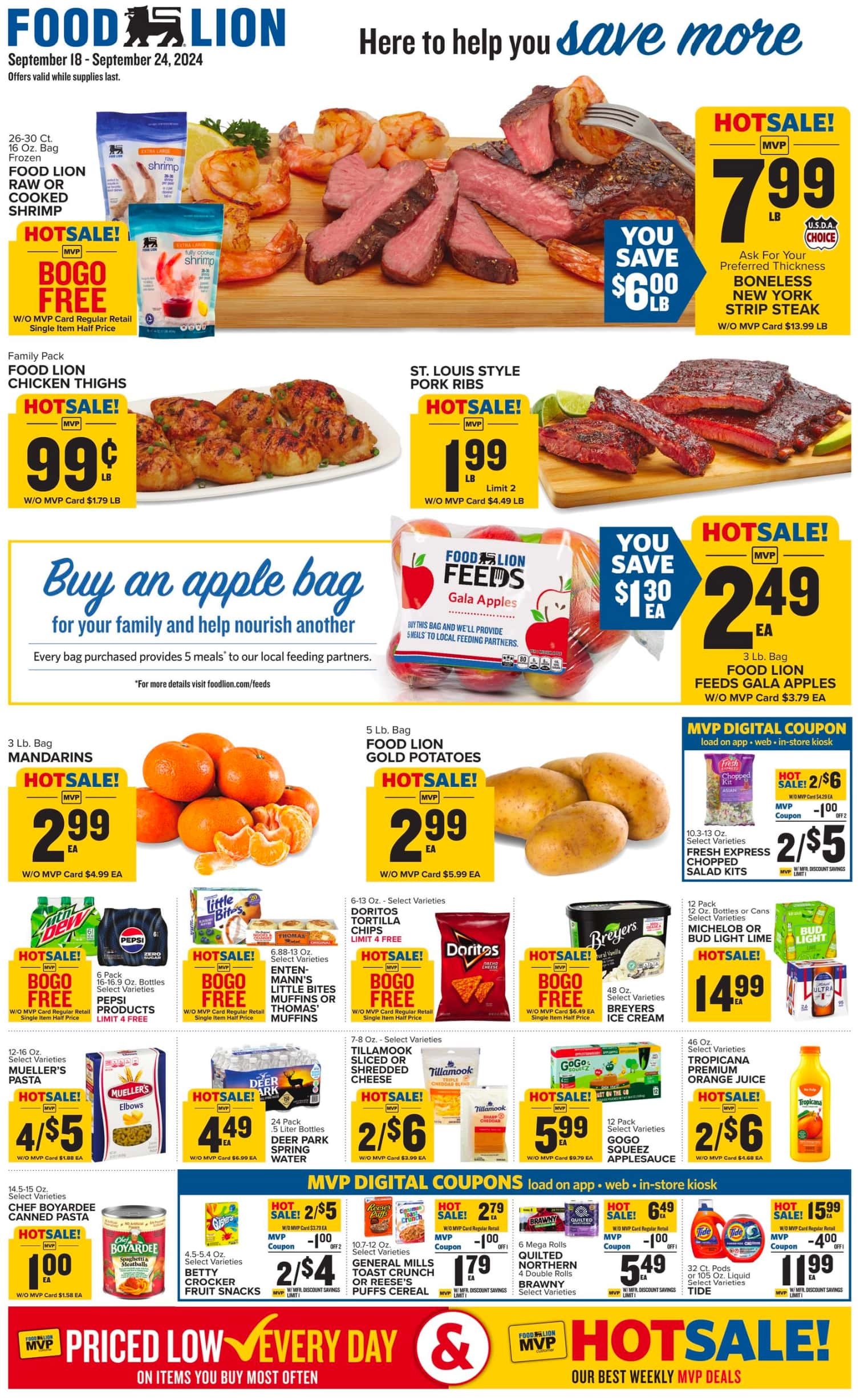 Food Lion Weekly Ad 9 18 24 - Page 1