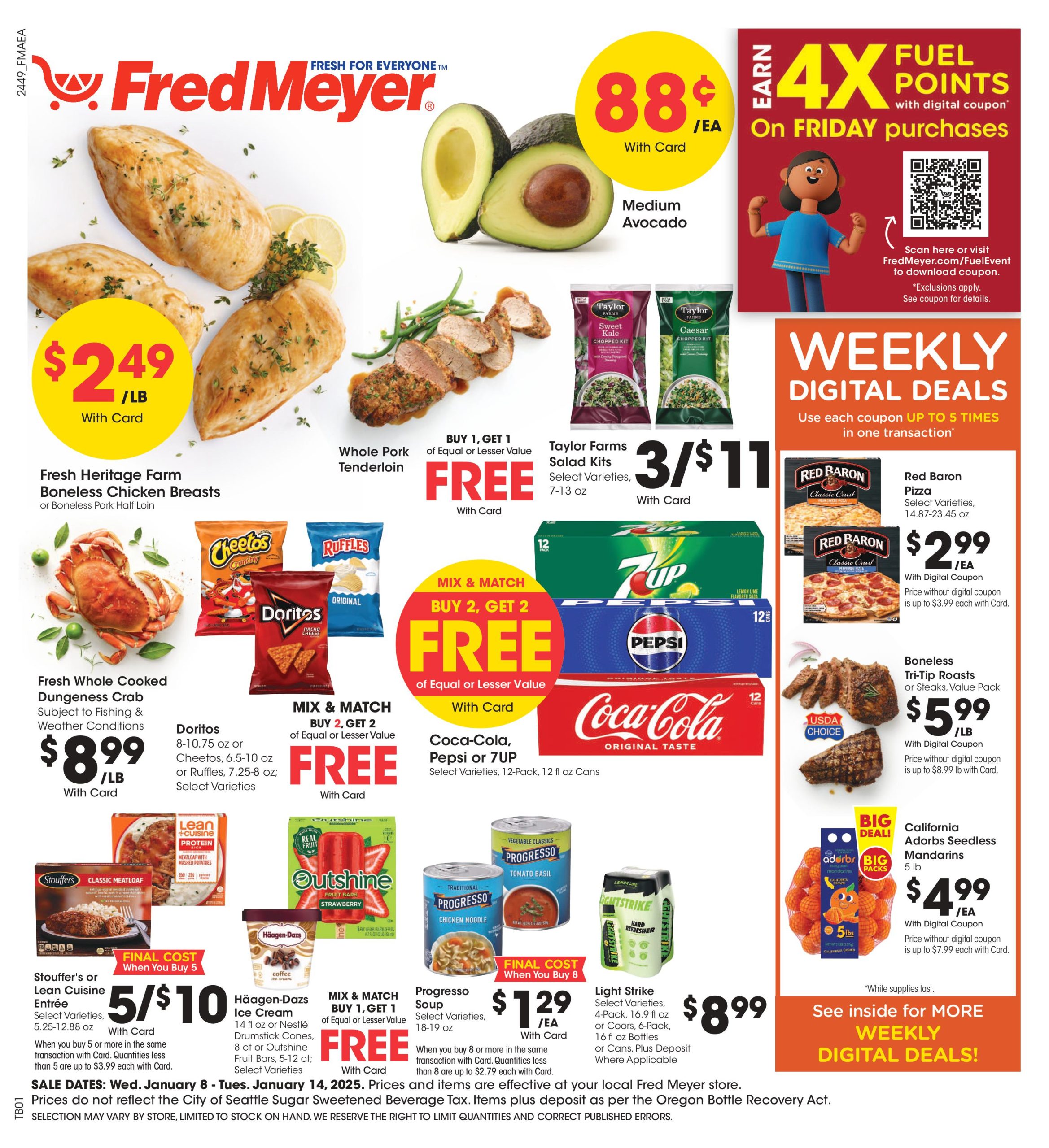 Fred Meyer Weekly Ad 1 8 25 - Page 1