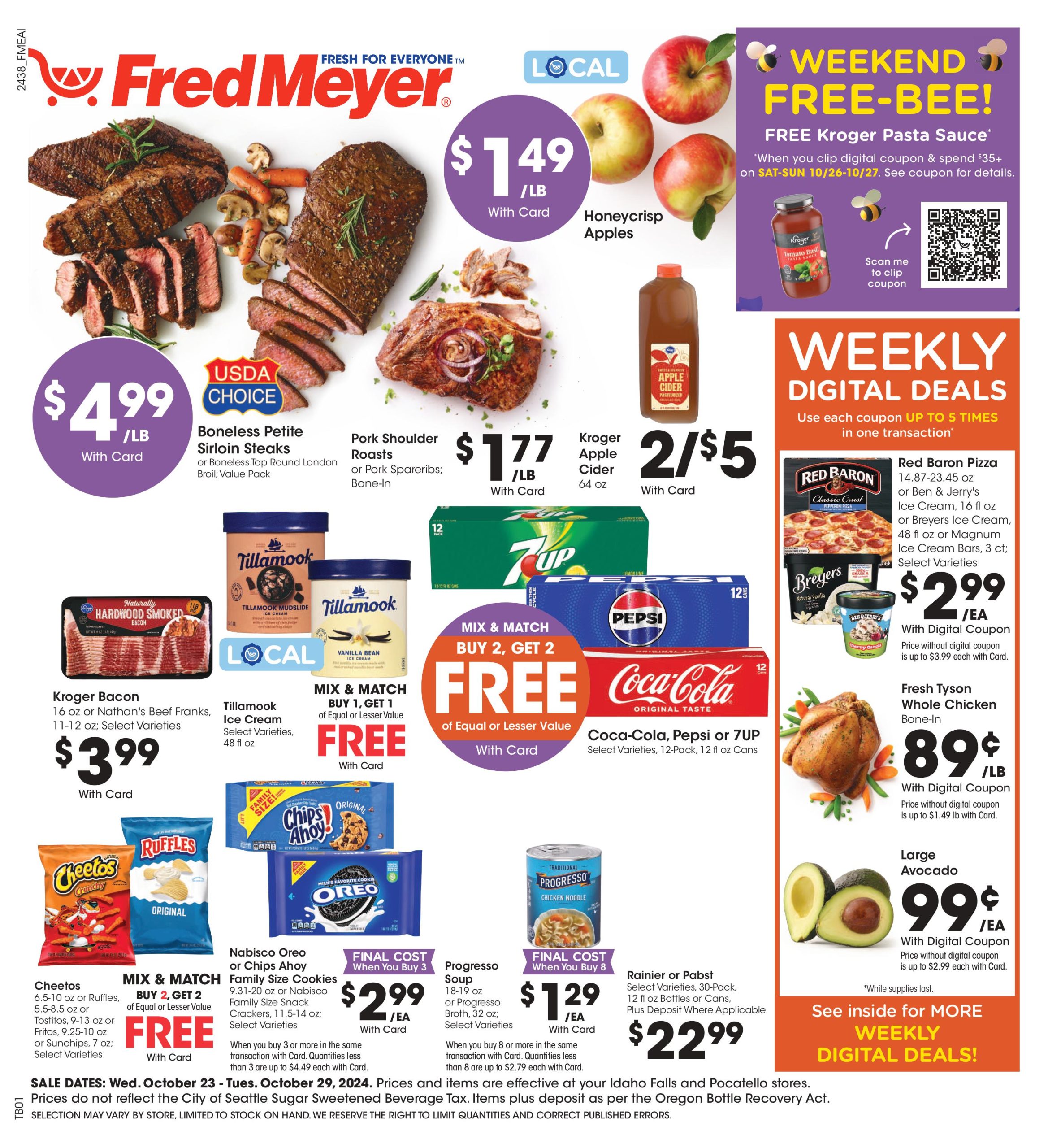 Fred Meyer Weekly Ad 10 23 24 - Page 1