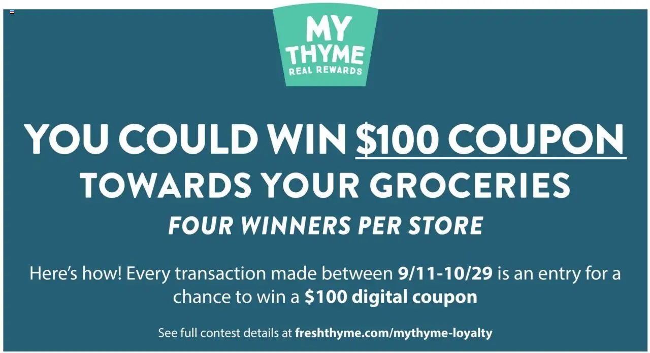 Fresh Thyme Weekly Ad 10 23 24 - Page 1