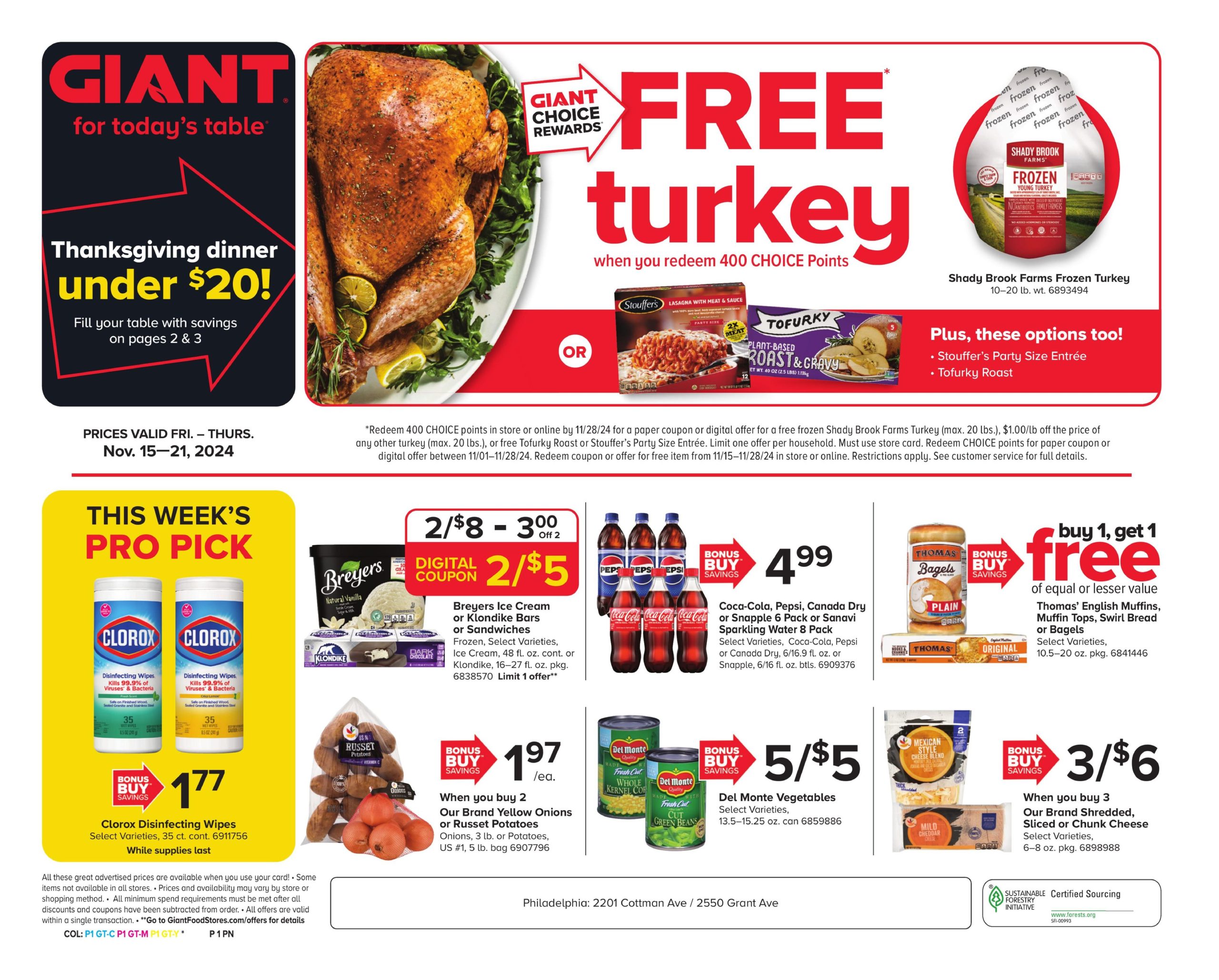 Giant Weekly Ad 11 15 24 - Page 1