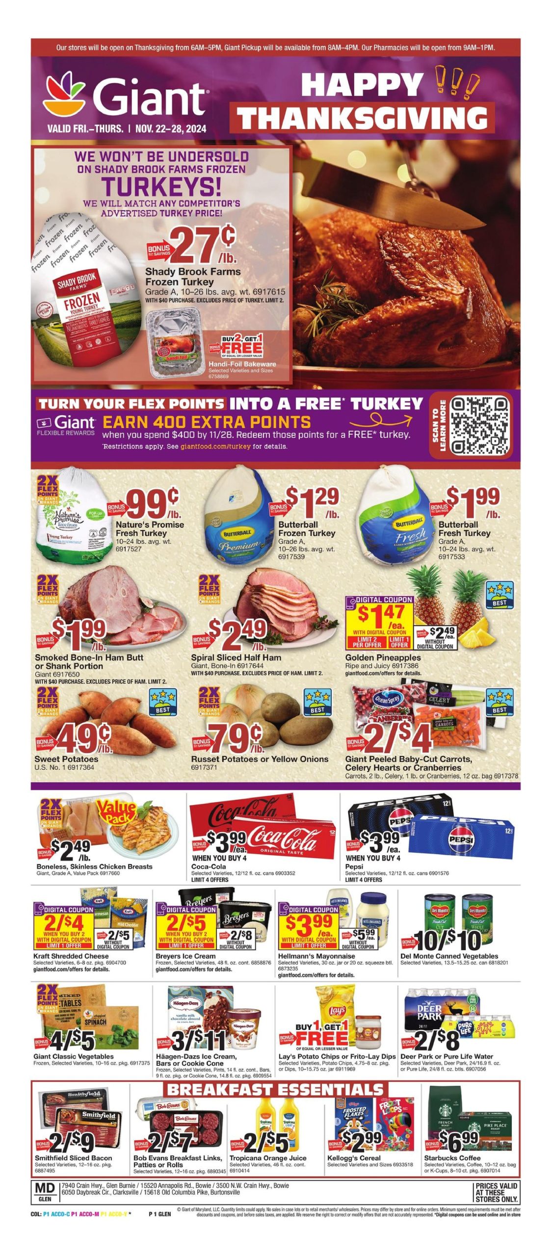 Giant Weekly Ad 11 22 24 - Page 1