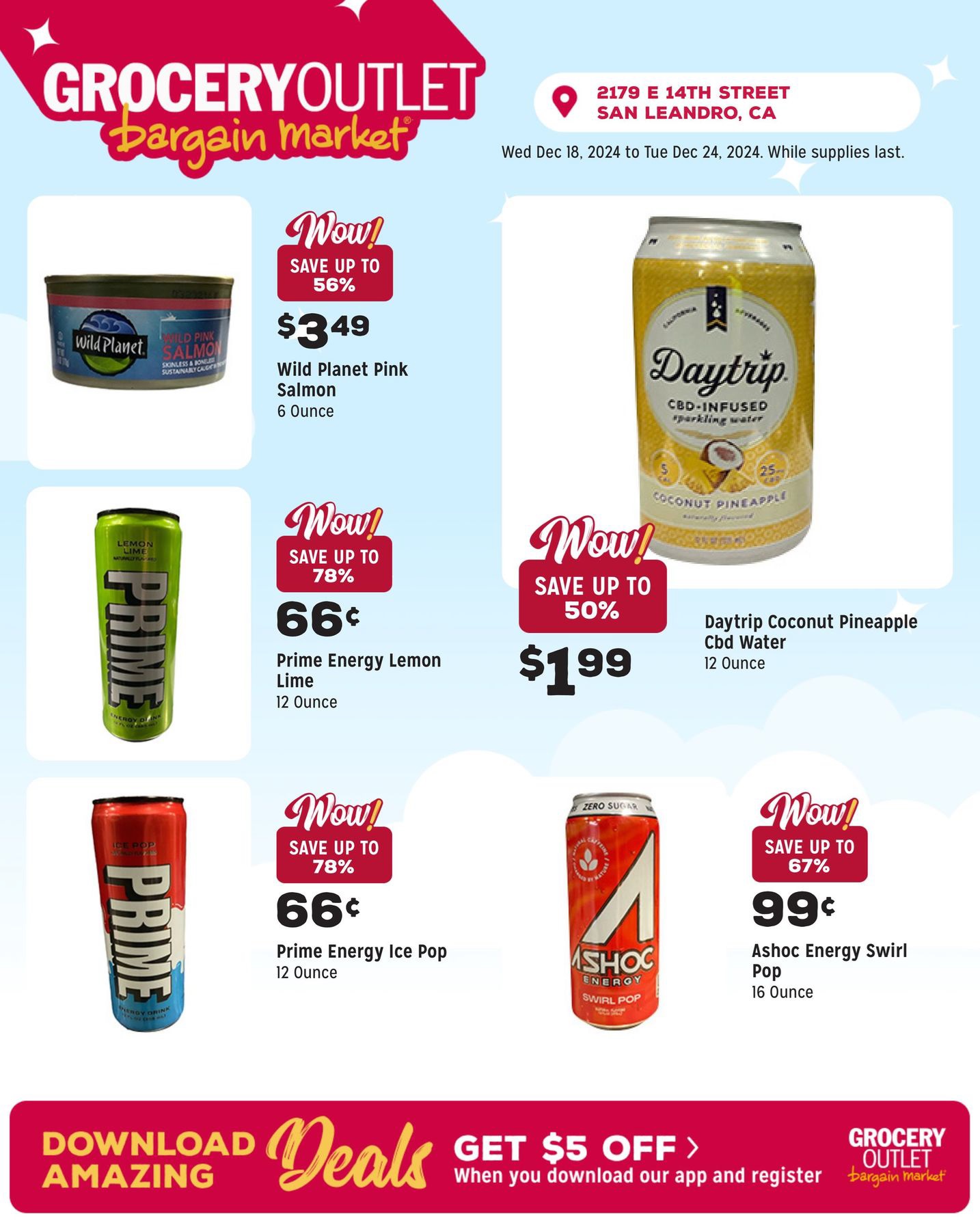 Grocery Outlet Weekly Ad 12 18 24 - Page 1