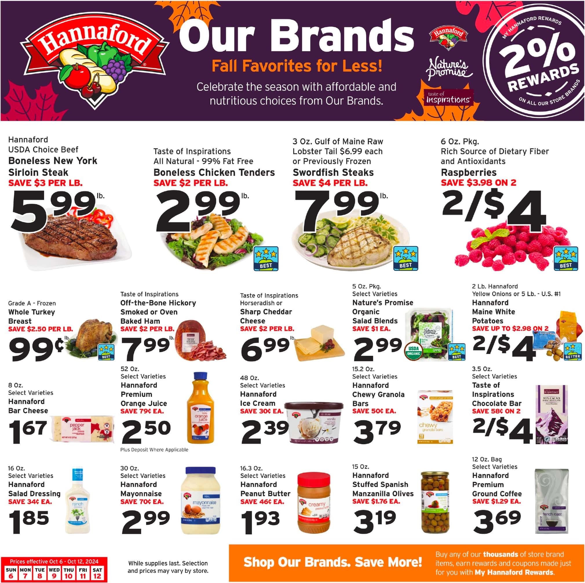 Hannaford Flyer 10 6 24 - Page 1