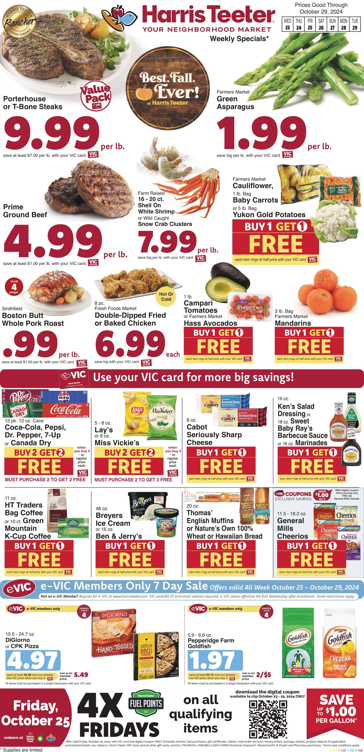 Harris Teeter Weekly Ad 10 23 24 - Page 1