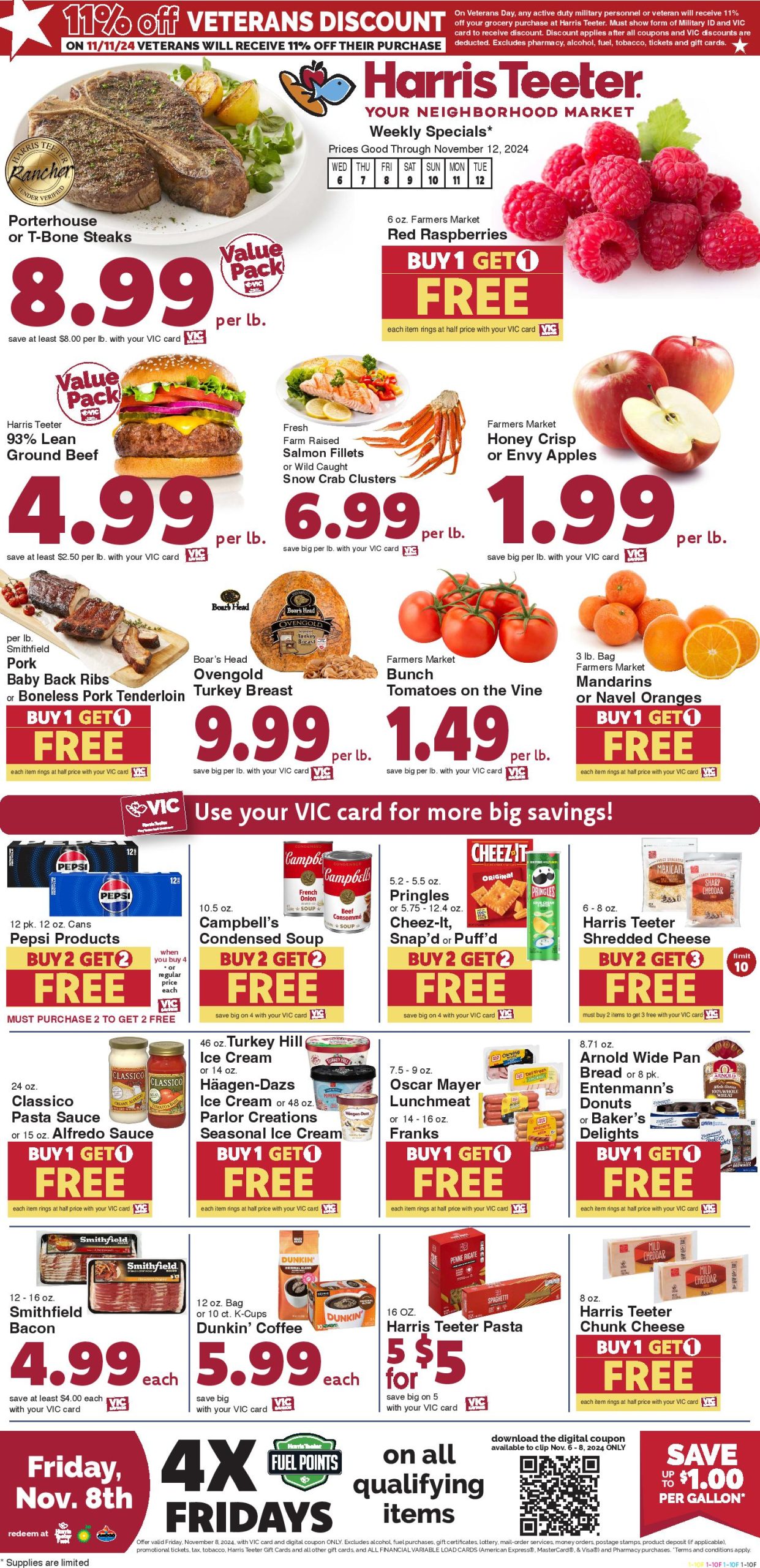 Harris Teeter Weekly Ad 11 6 24 - Page 1