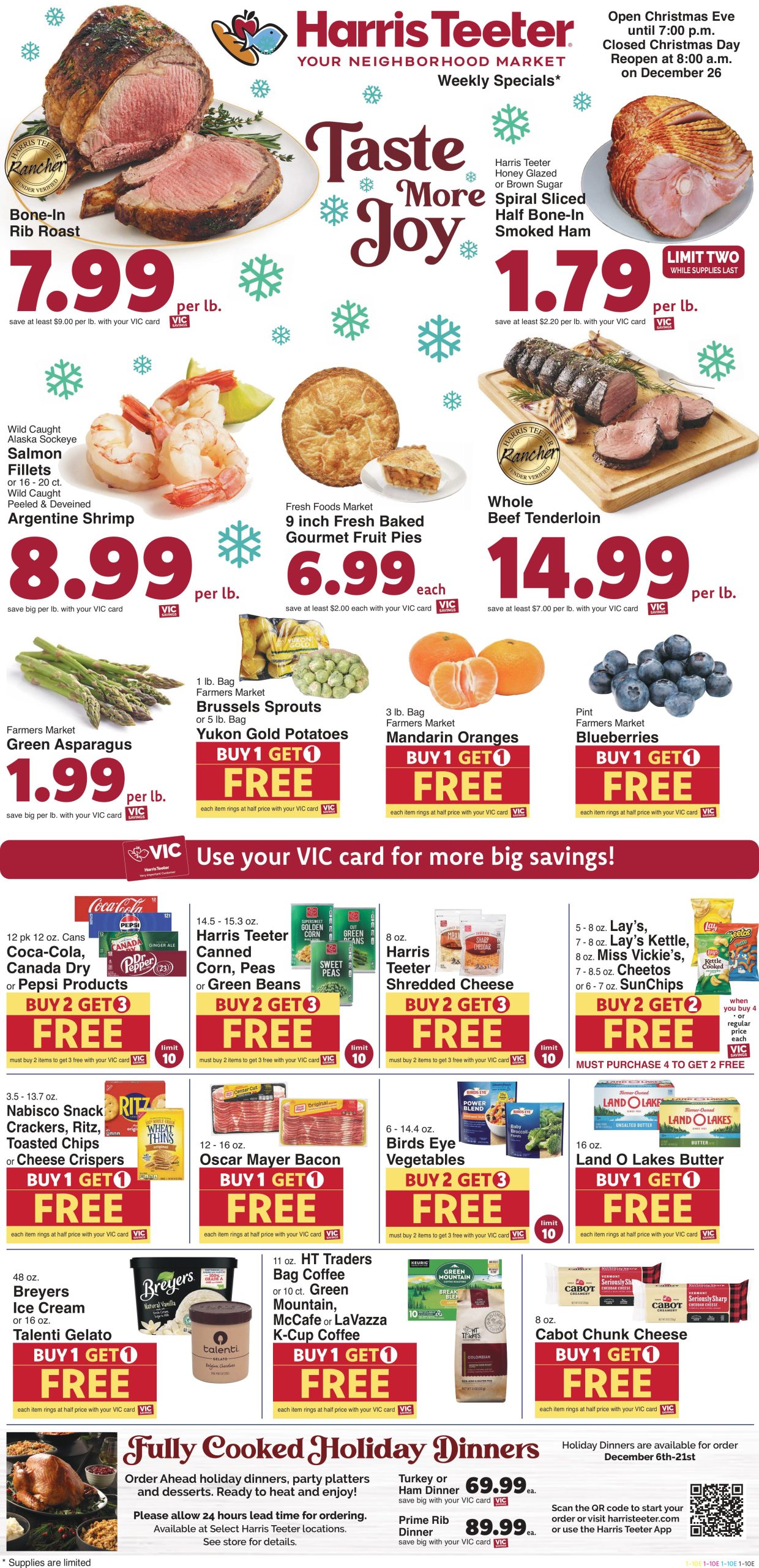 Harris Teeter Weekly Ad 12 18 24 - Page 1