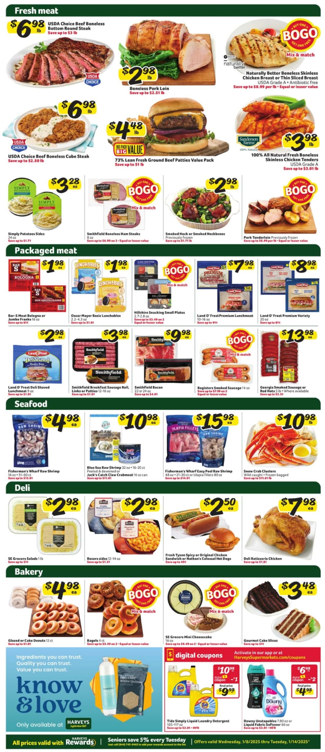 Harveys Weekly Ad 1 8 25 - Page 2