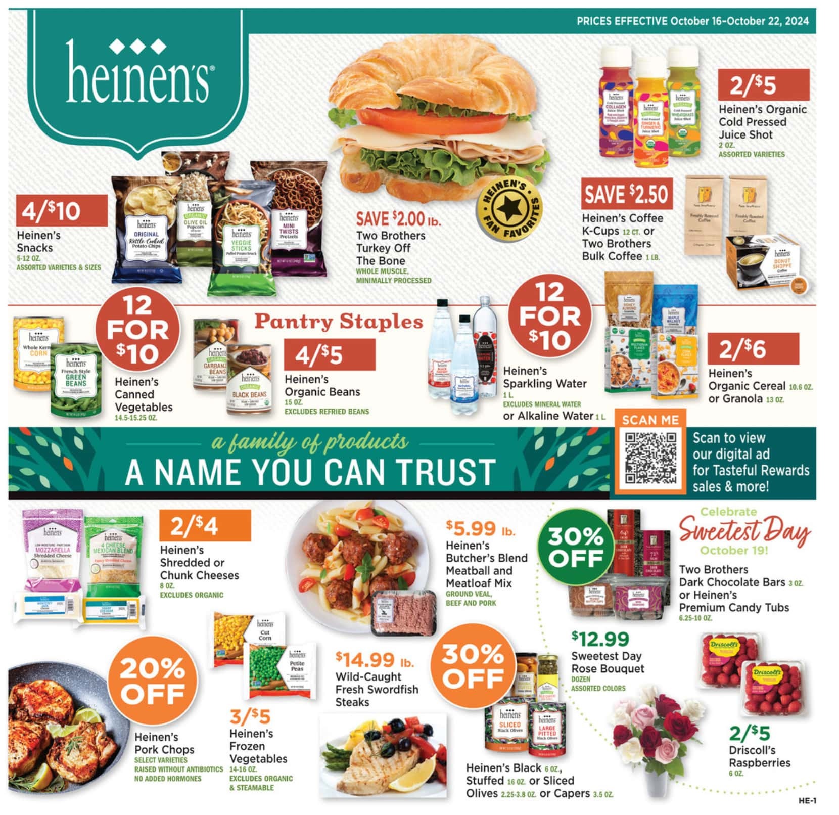 Heinen's Weekly Ad 10 16 24 - Page 1