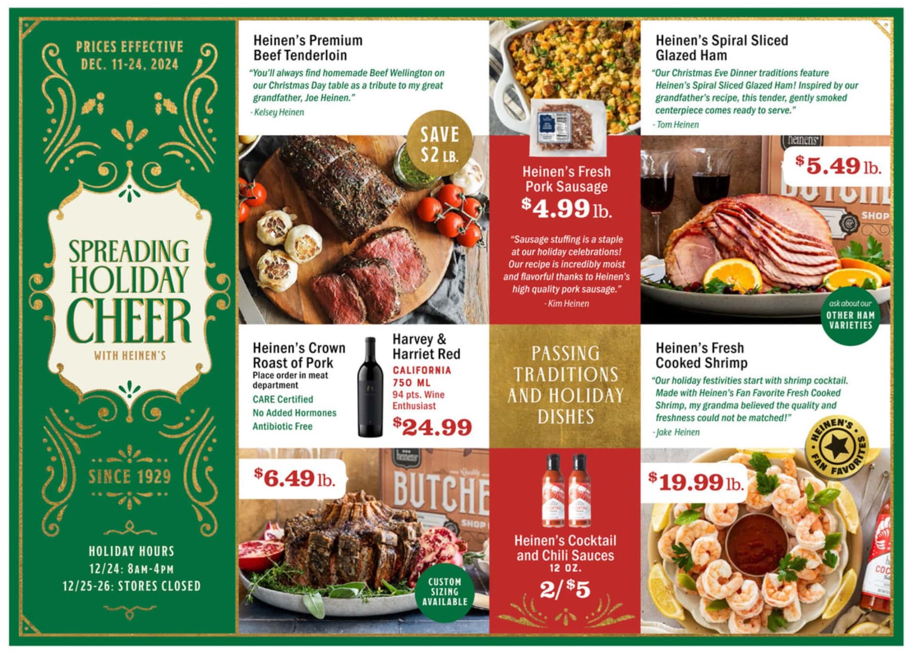 Heinen's Weekly Ad 12 11 24 - Page 1