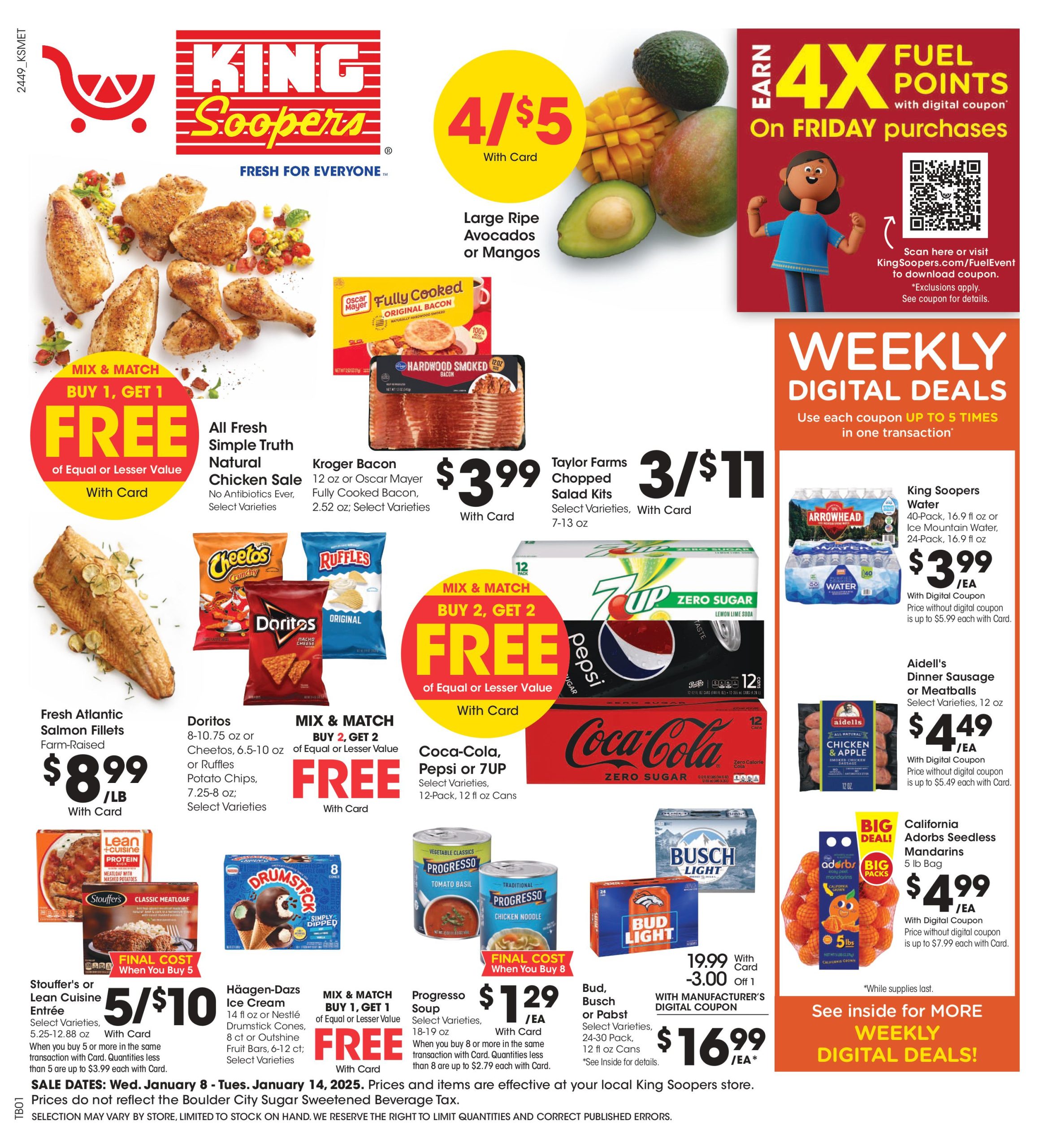 King Soopers Weekly Ad 1 8 25 - Page 1