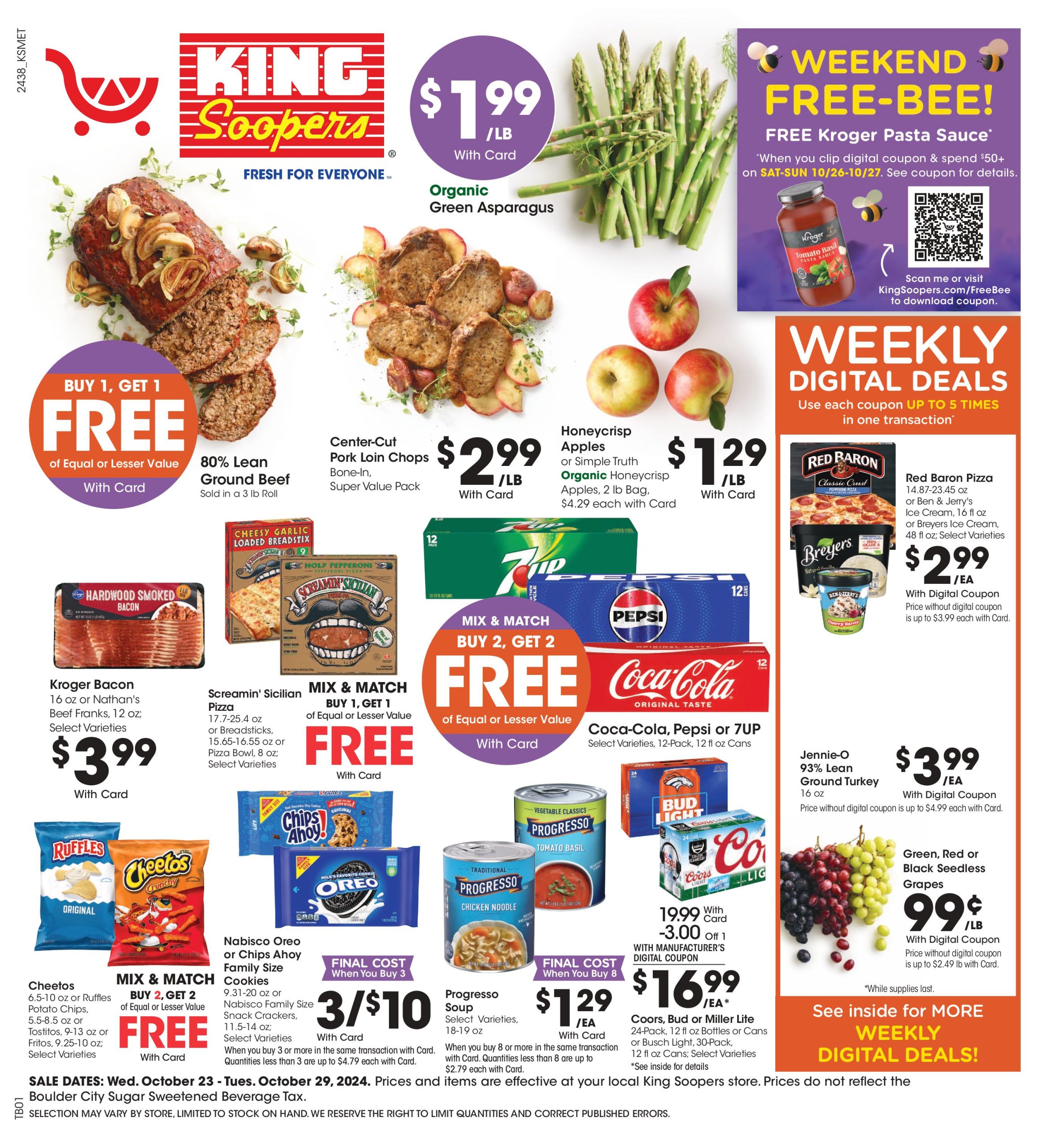 King Soopers Weekly Ad 10 23 24 - Page 1