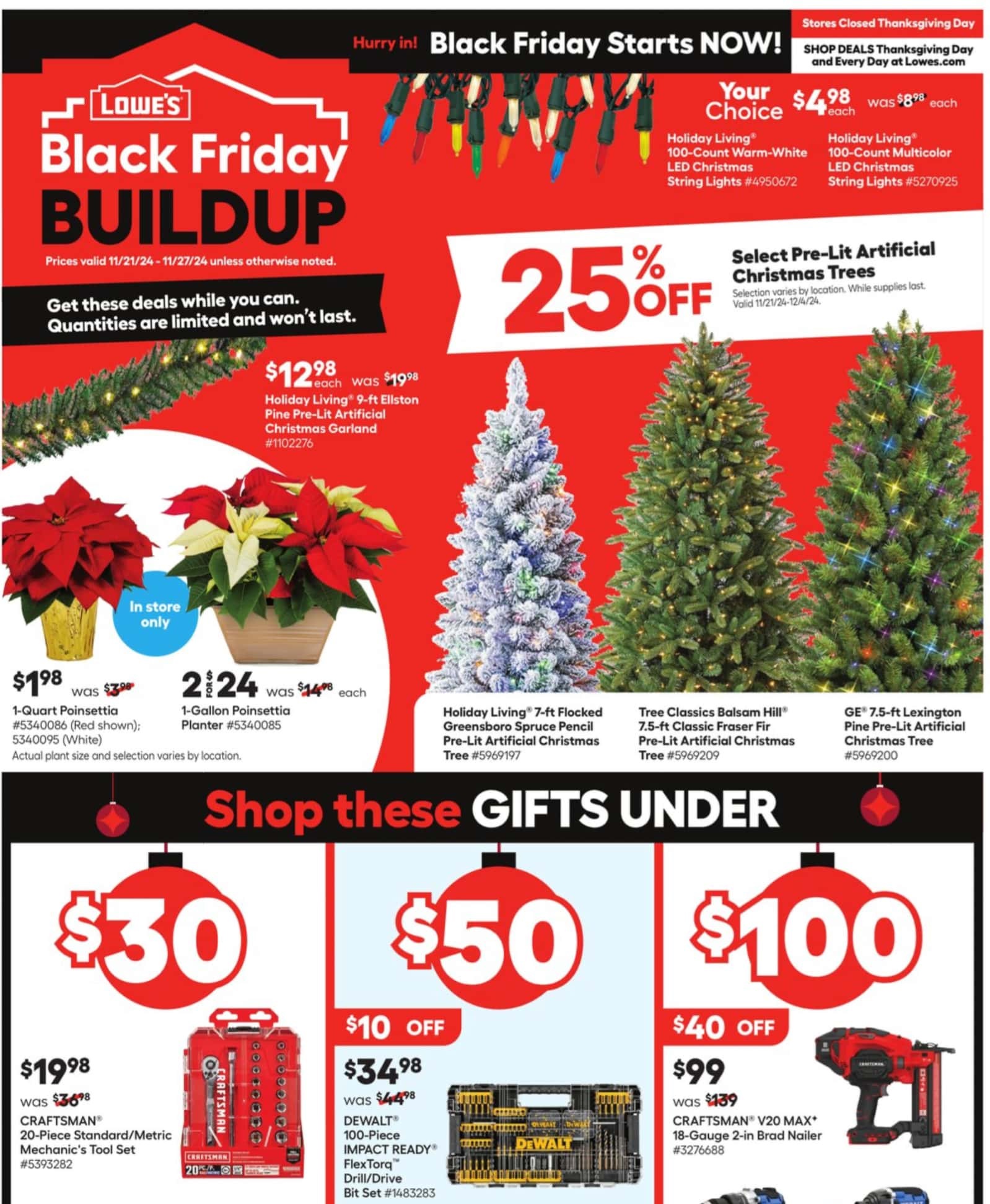 Lowe's Weekly Ad 11 21 24 - Page 1