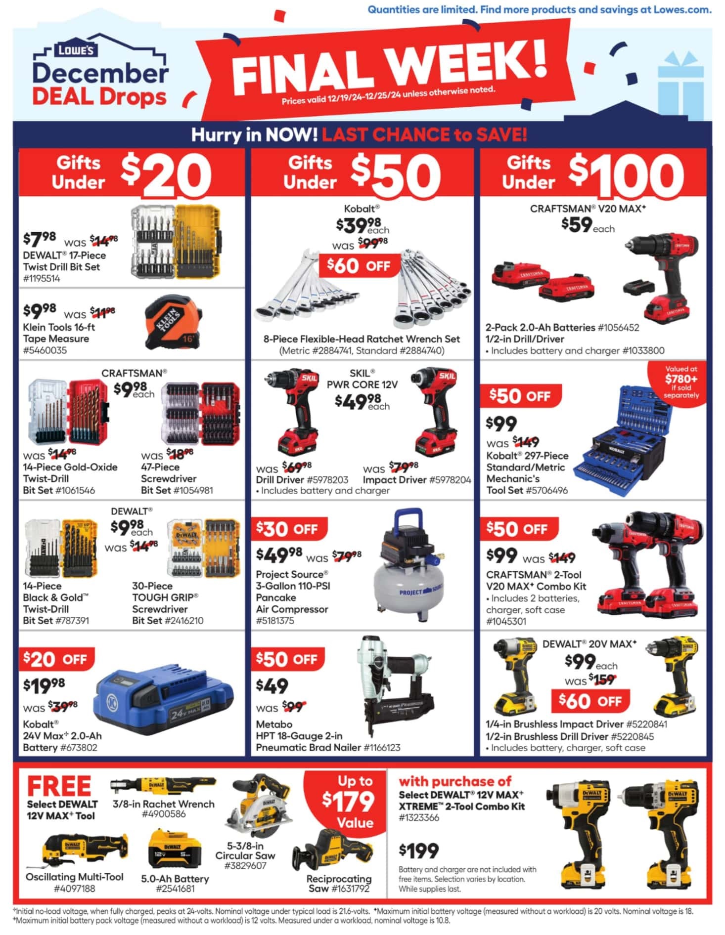 Lowe's Weekly Ad 12 19 24 - Page 1