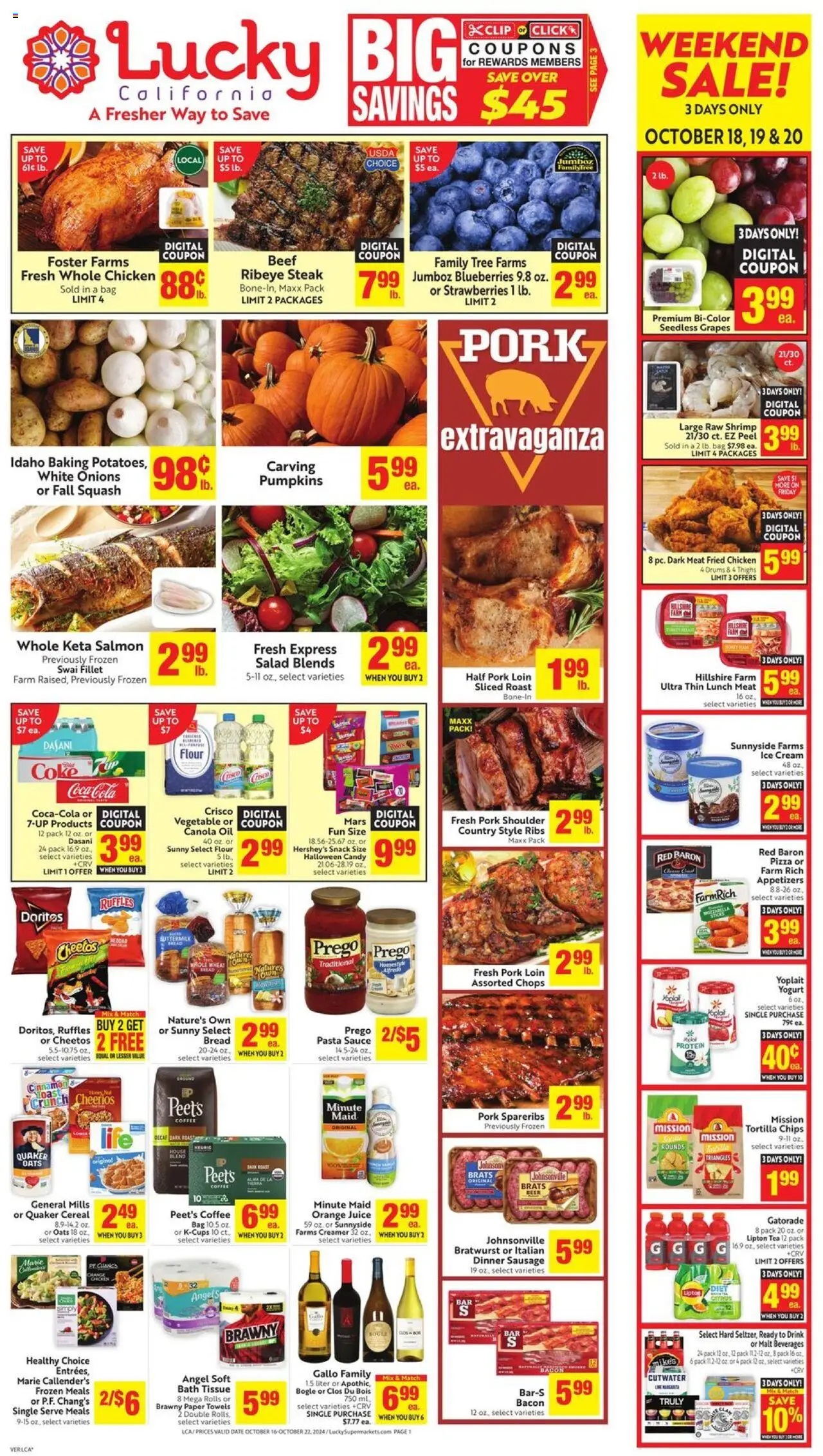 Lucky Weekly Ad 10 16 24 - Page 1