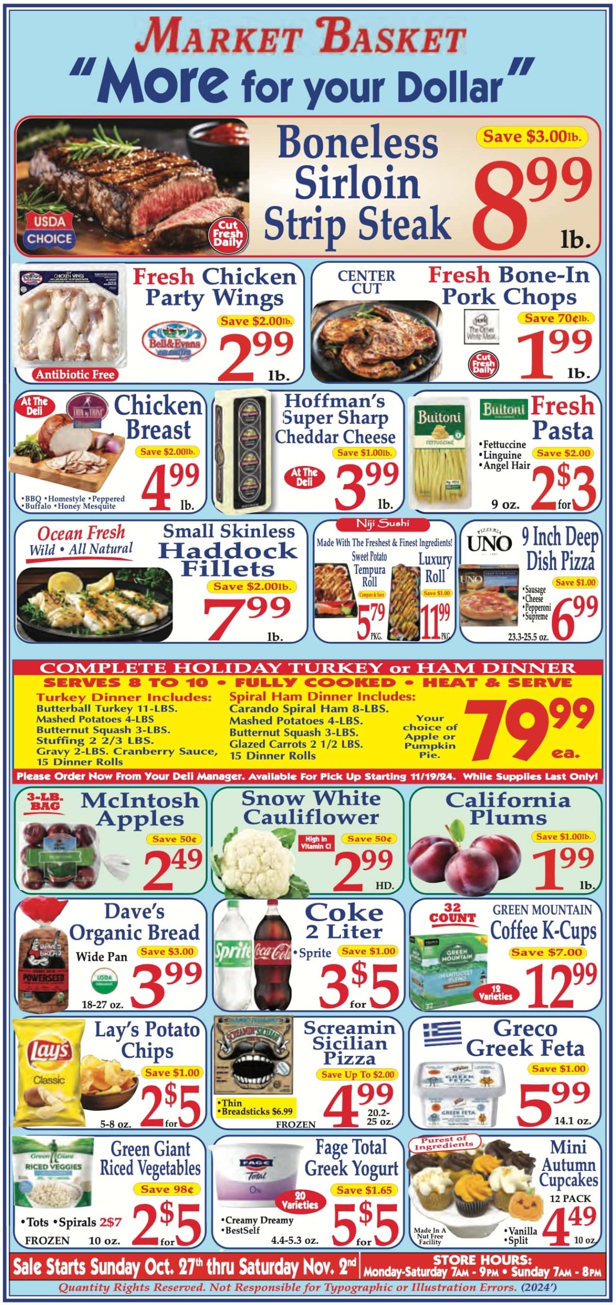 Market Basket Flyer 10 27 24 - Page 1