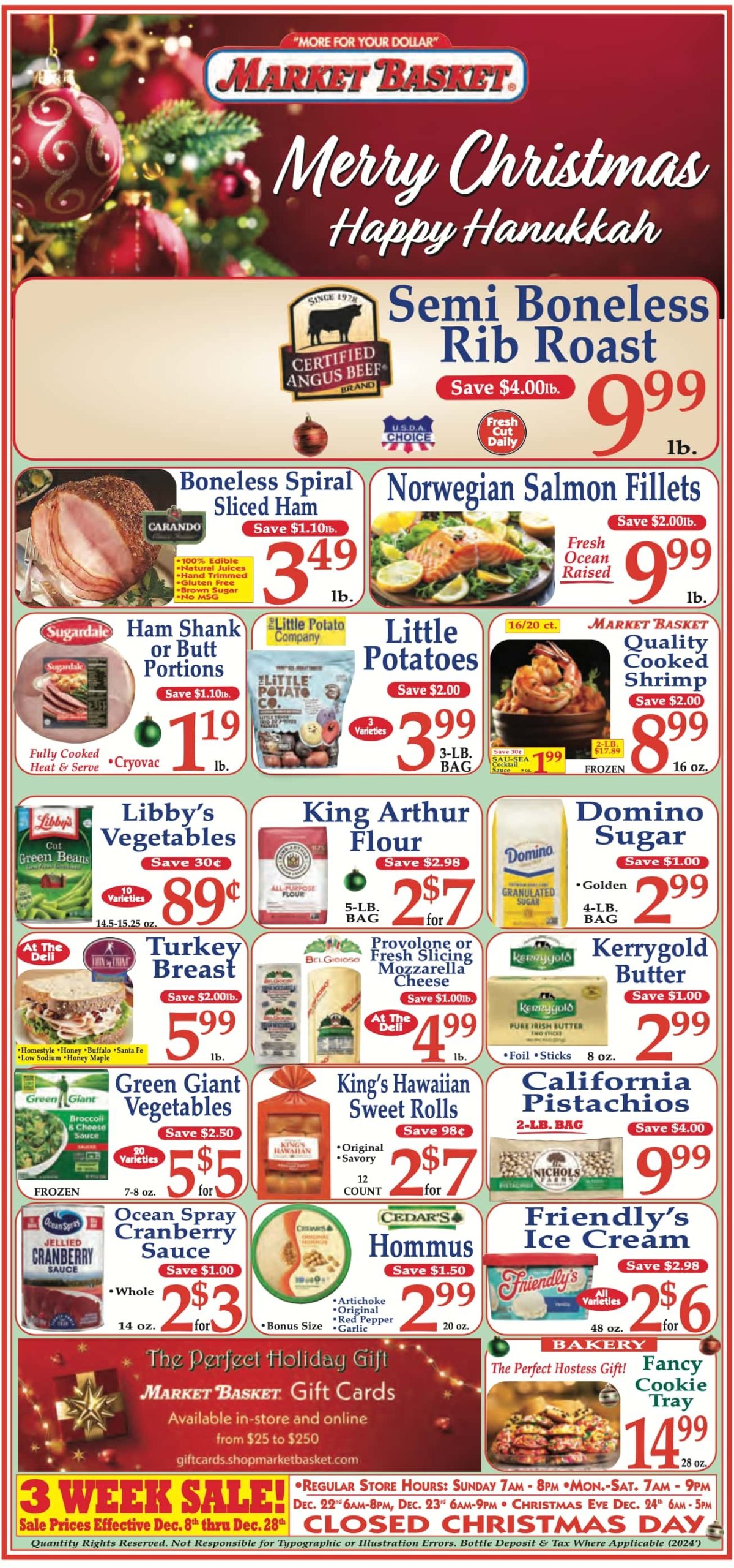 Market Basket Flyer 12 8 24 - Page 1