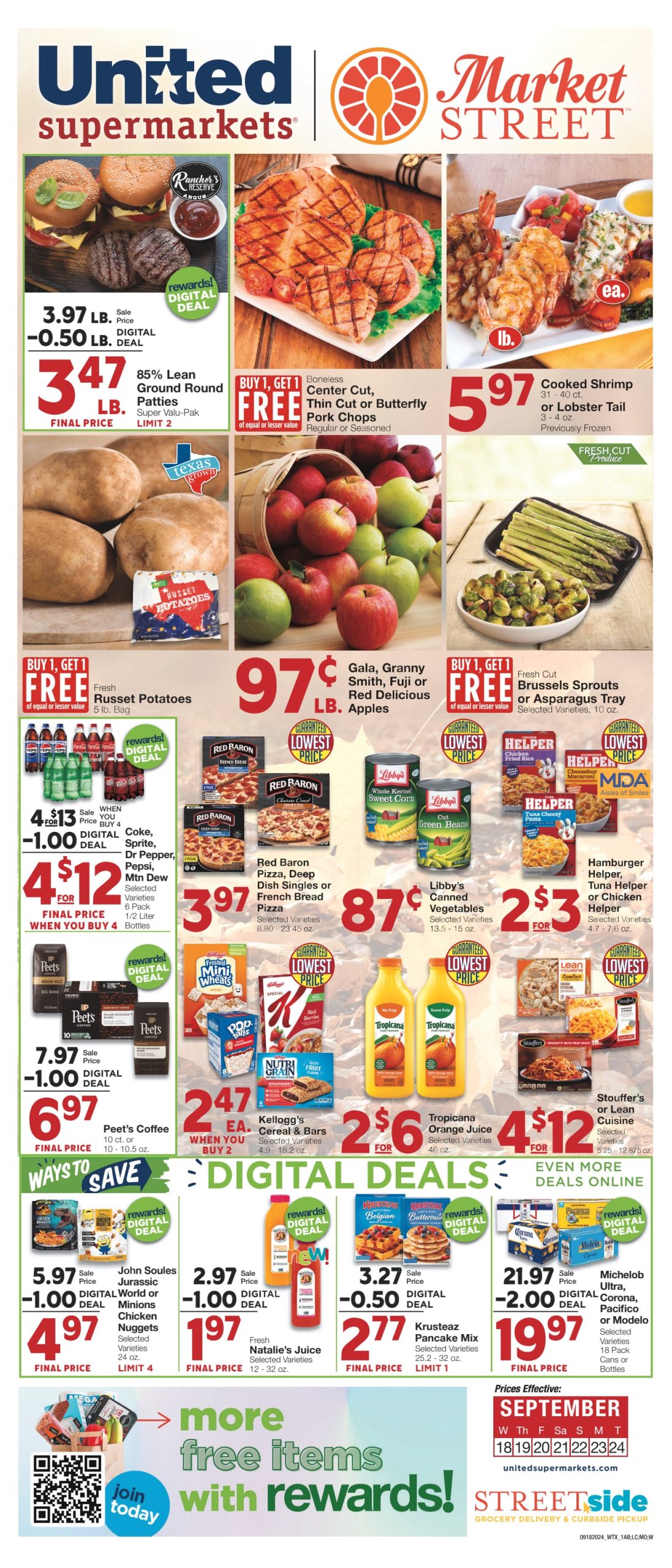 Market Street Weekly Ad 9 18 24 - Page 1