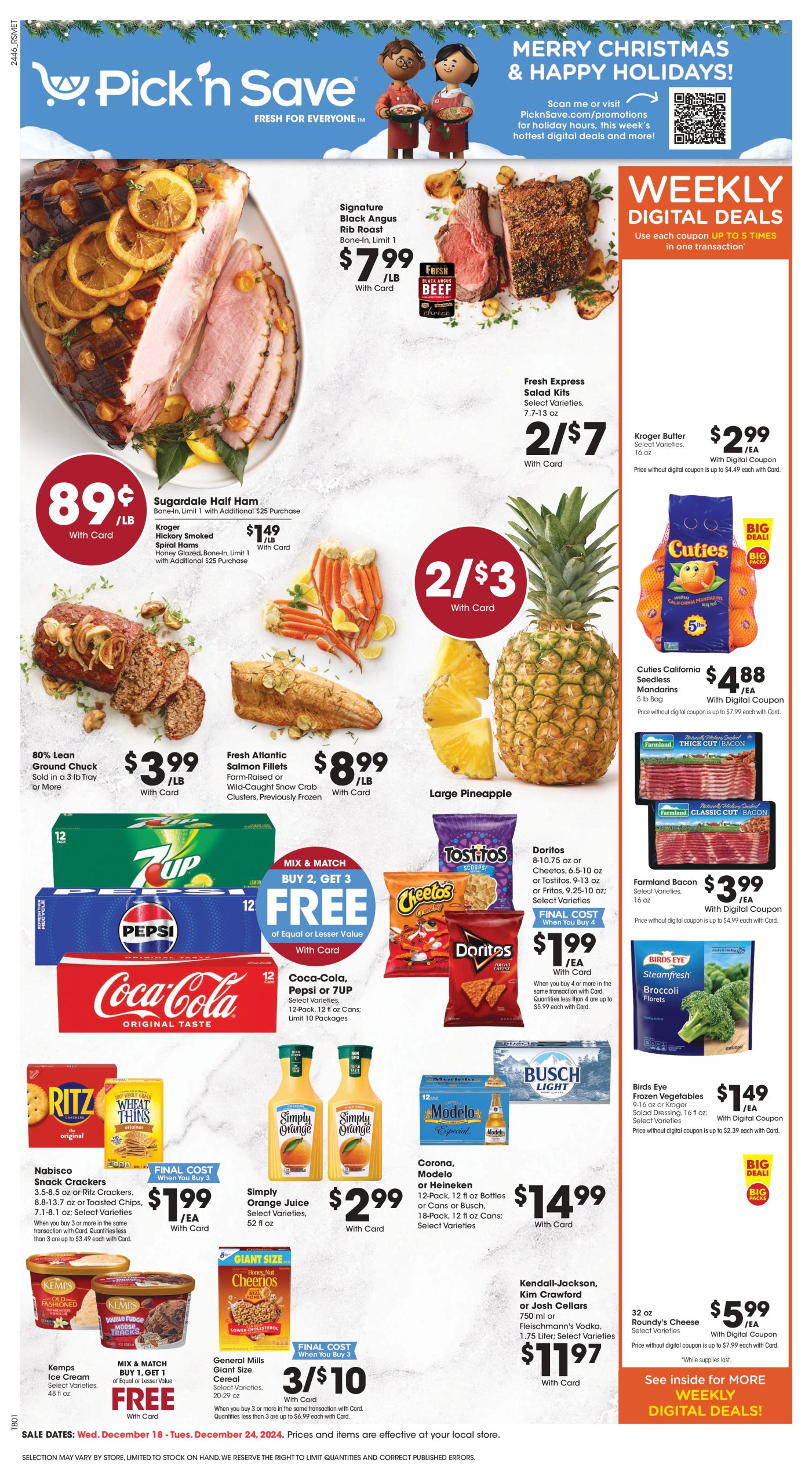 Pick n Save Weekly Ad 12 18 24 - Page 1