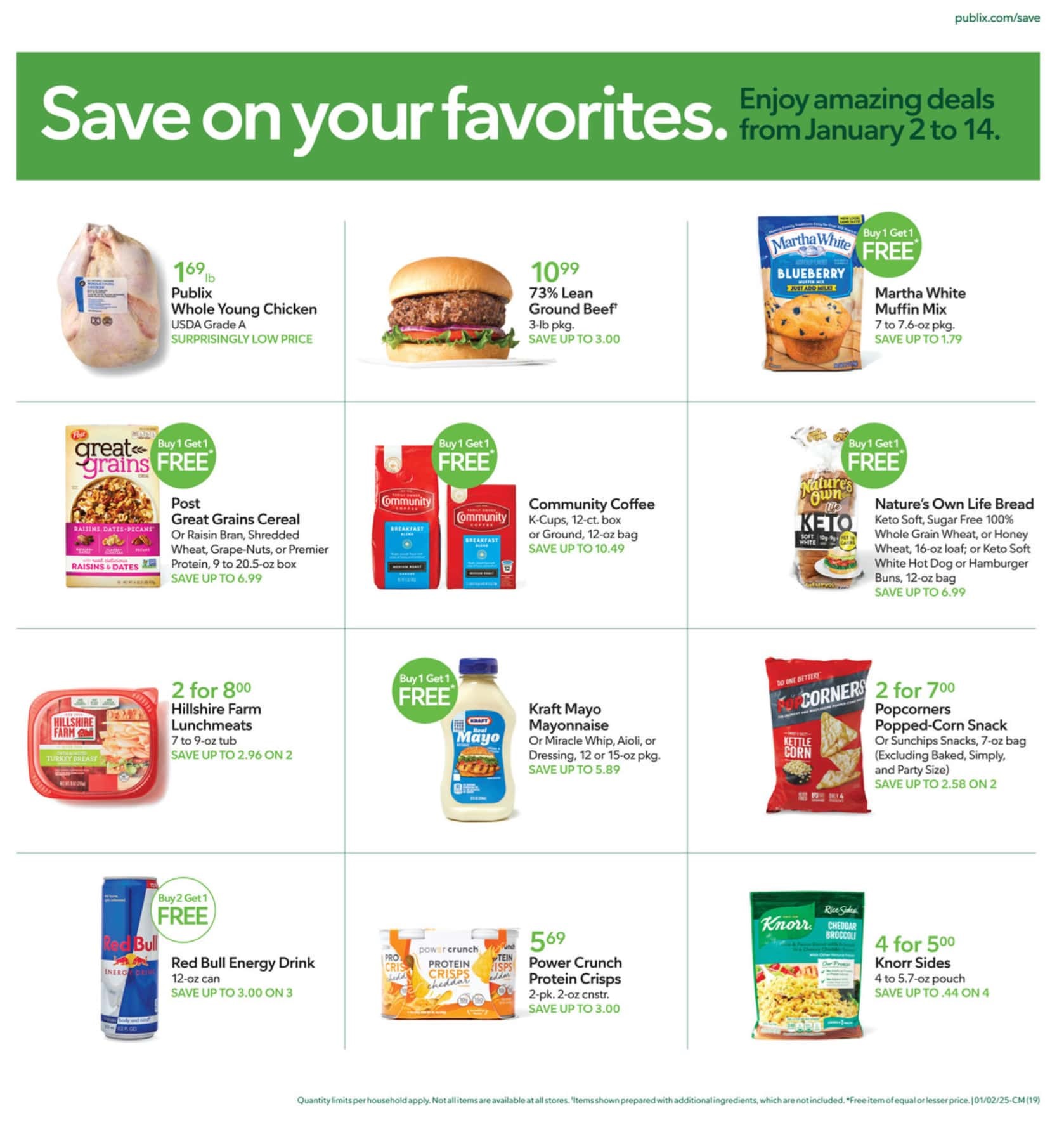 Publix Weekly Ad Bogo 1 8 25 - Page 21