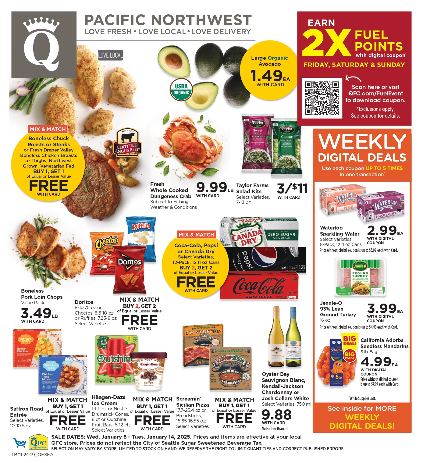 QFC Weekly Ad 1 8 25 - Page 1