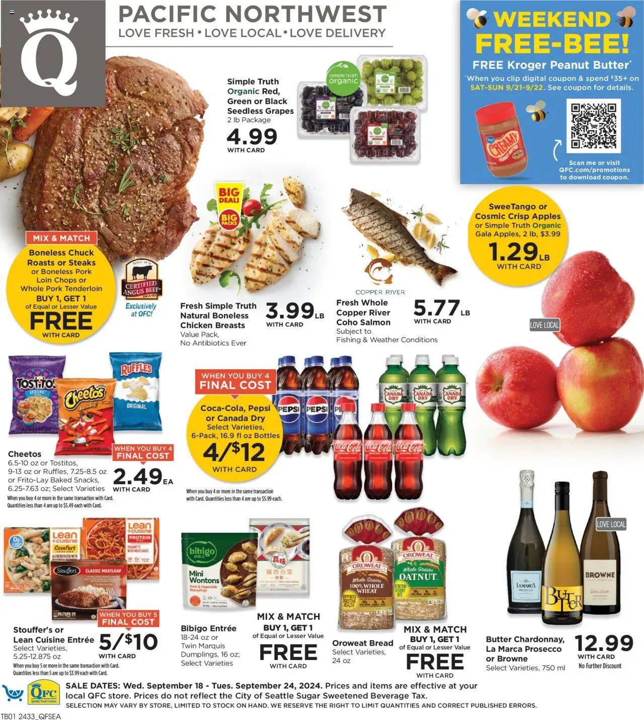 QFC Weekly Ad 9 18 24 - Page 1