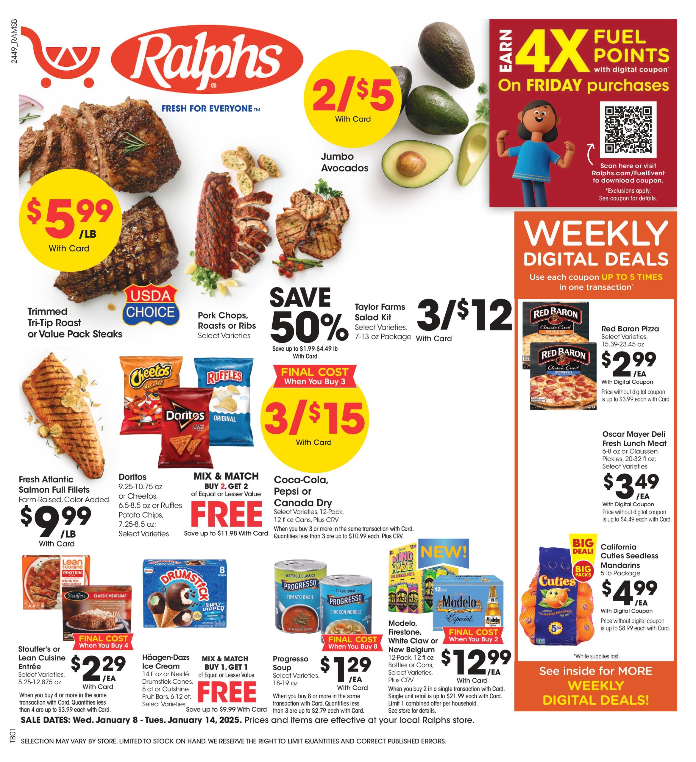 Ralphs Weekly Ad 1 8 25 - Page 1