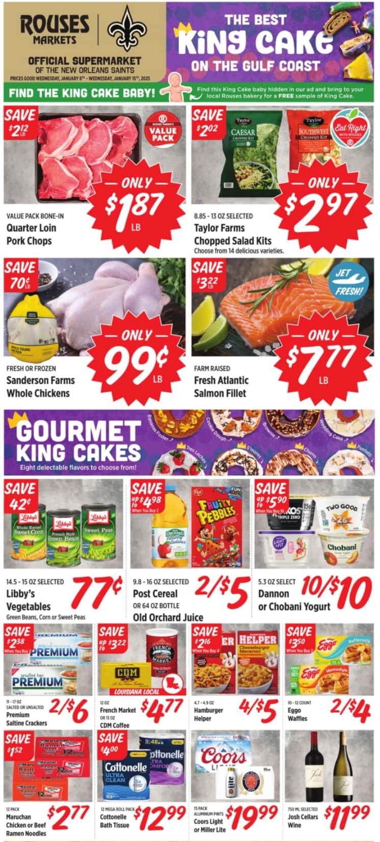 Rouses Weekly Ad 1 8 25 - Page 1