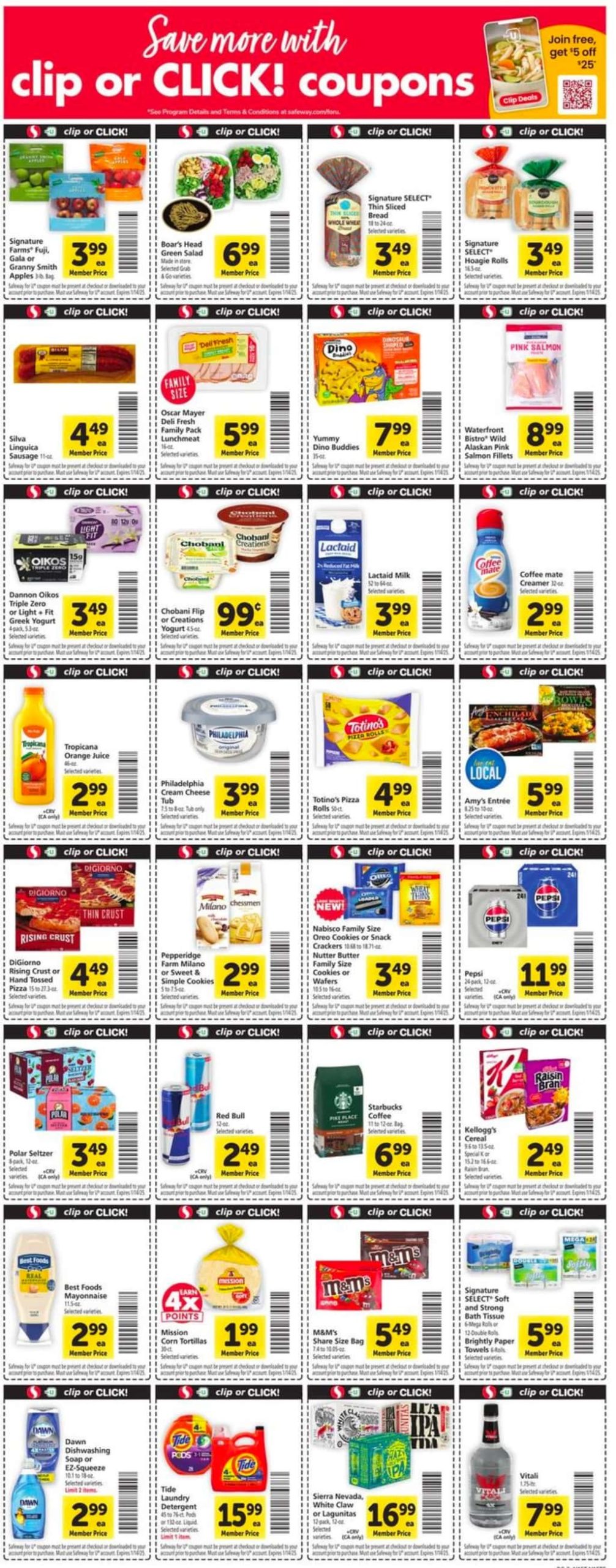 Safeway Weekly Ad 1 8 25 - Page 3