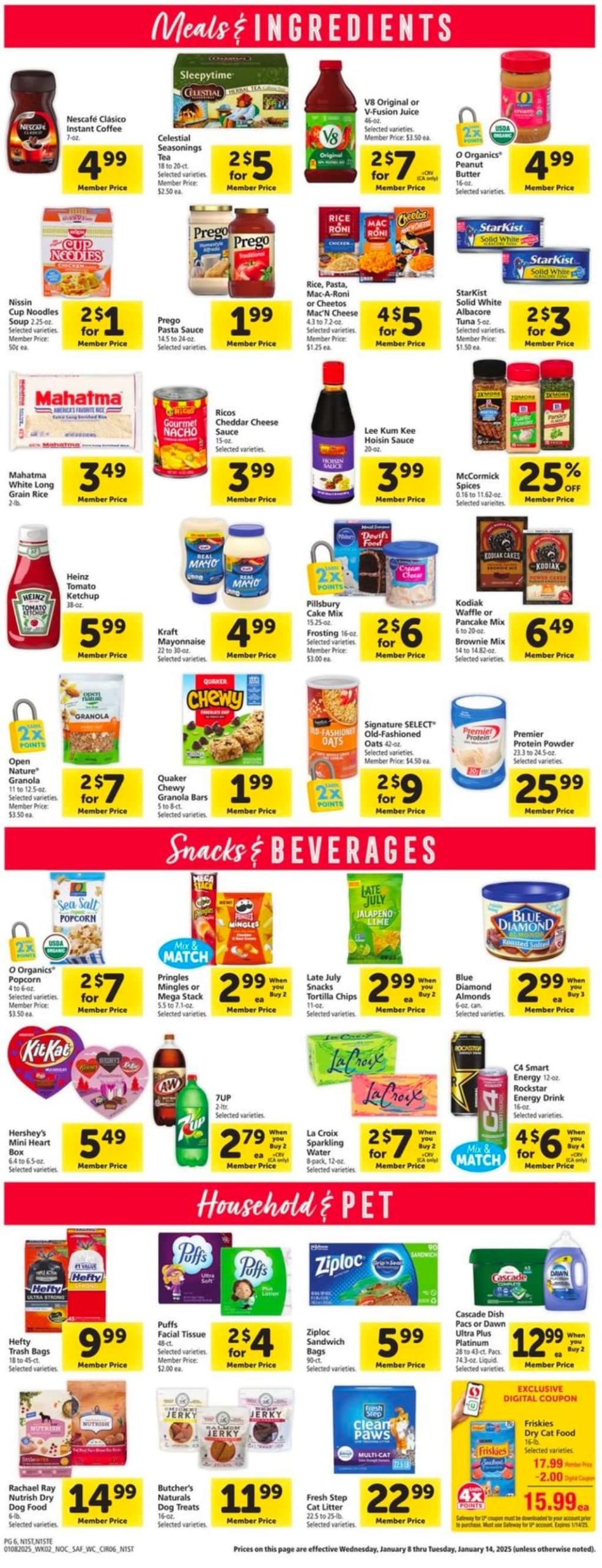 Safeway Weekly Ad 1 8 25 - Page 6